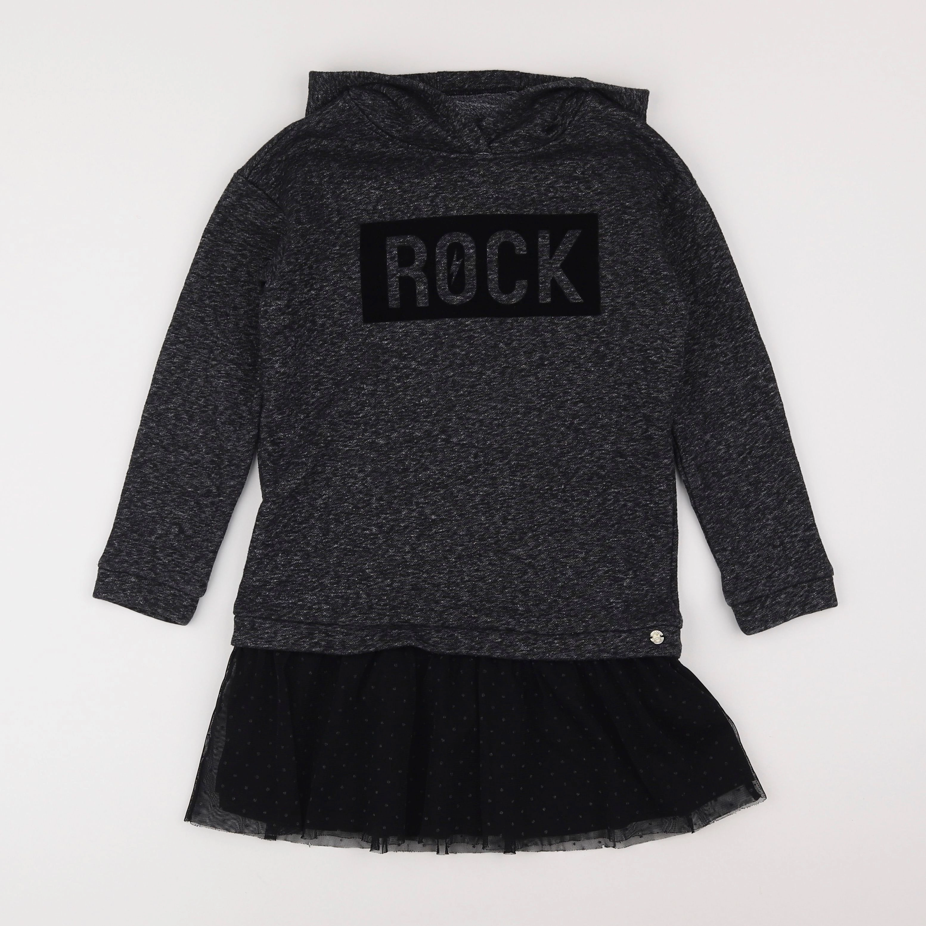 IKKS - robe gris - 8 ans