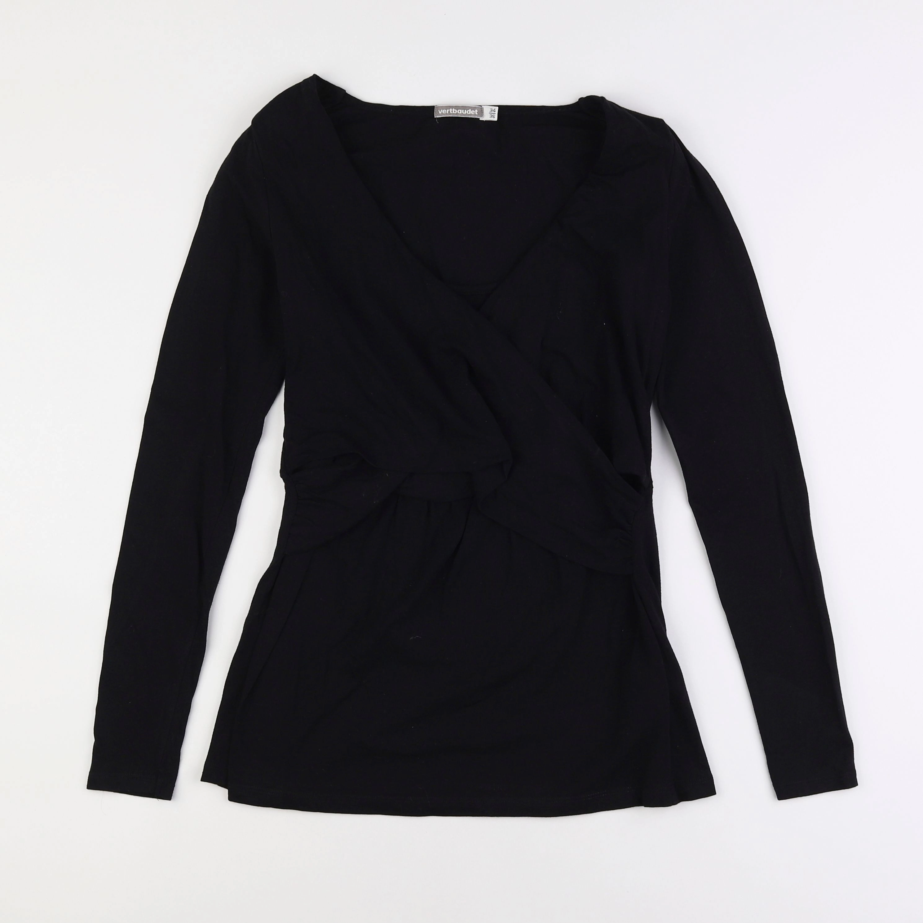 Vertbaudet - tee-shirt grossesse noir - 34 à 36