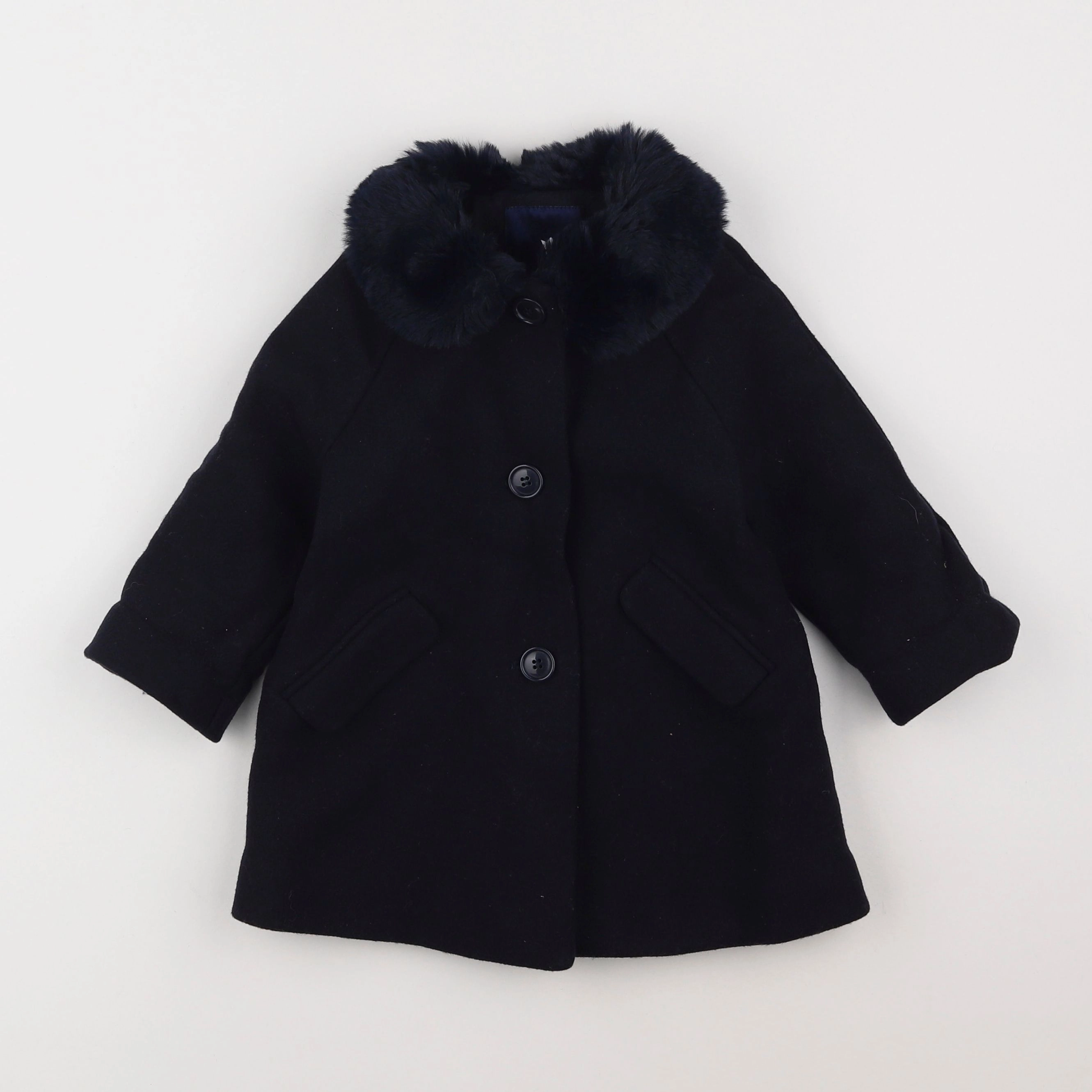 Jacadi - manteau bleu - 2 ans