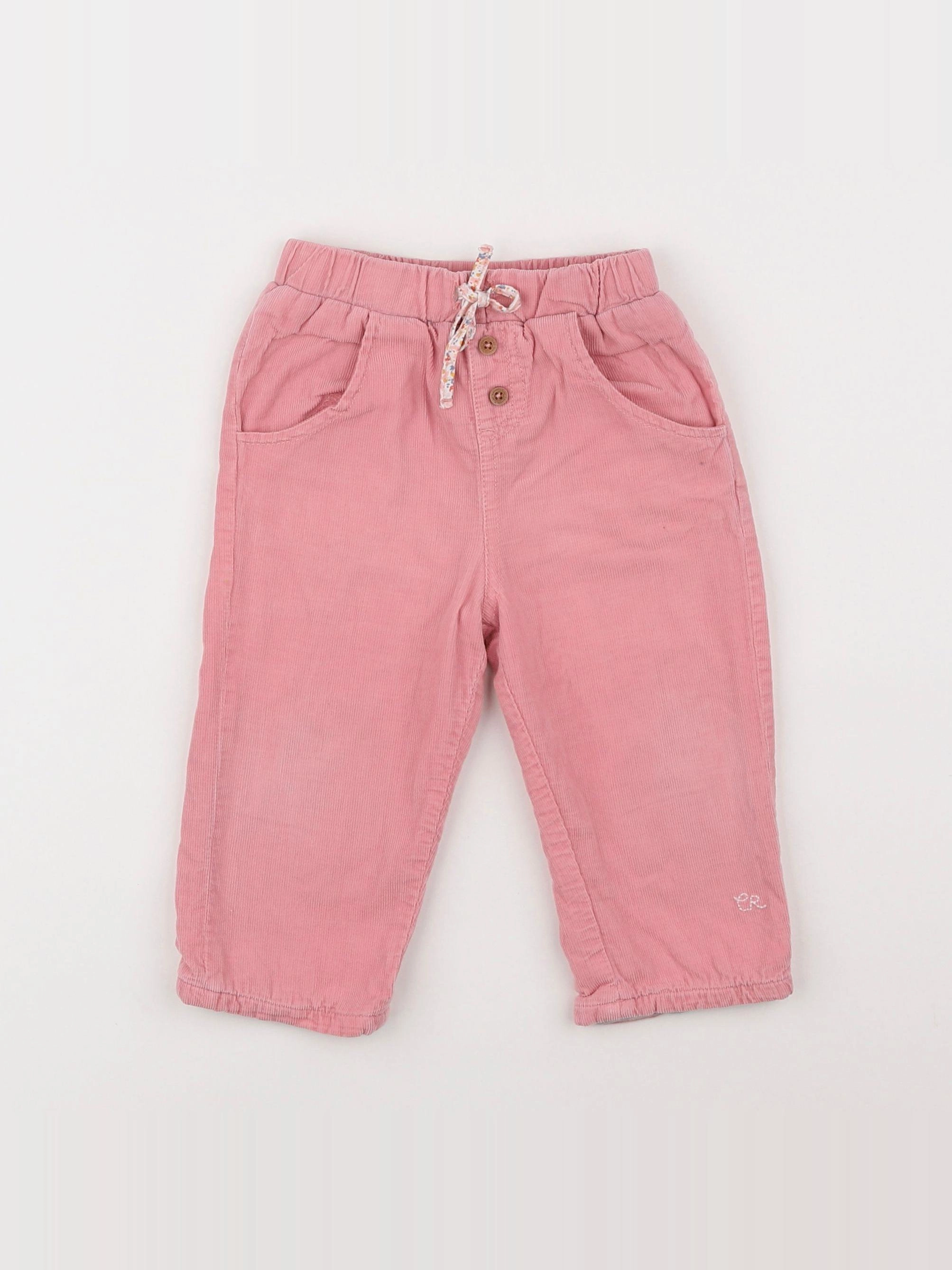 Cadet Rousselle - pantalon rose - 18 mois