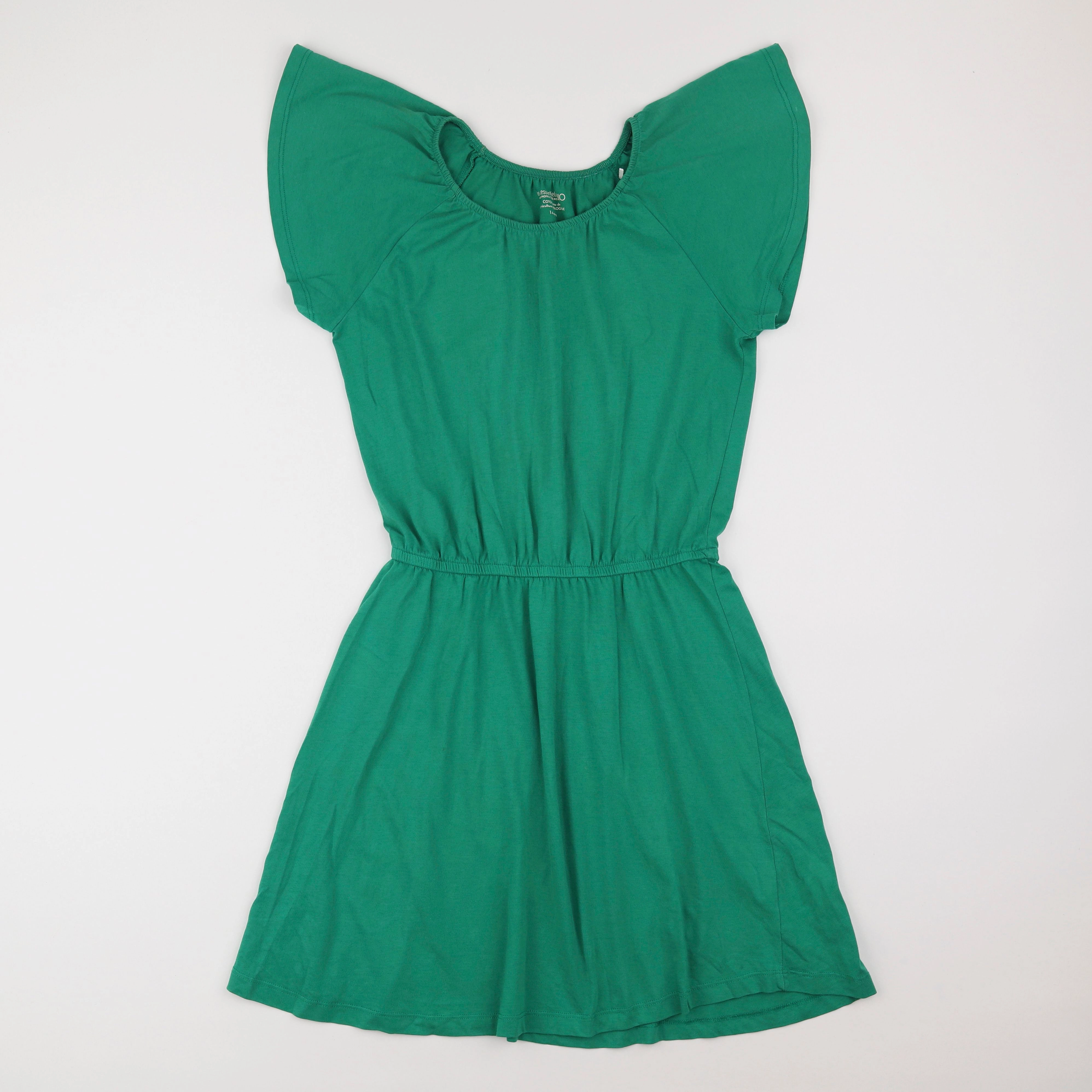 Monoprix - robe vert - 14 ans