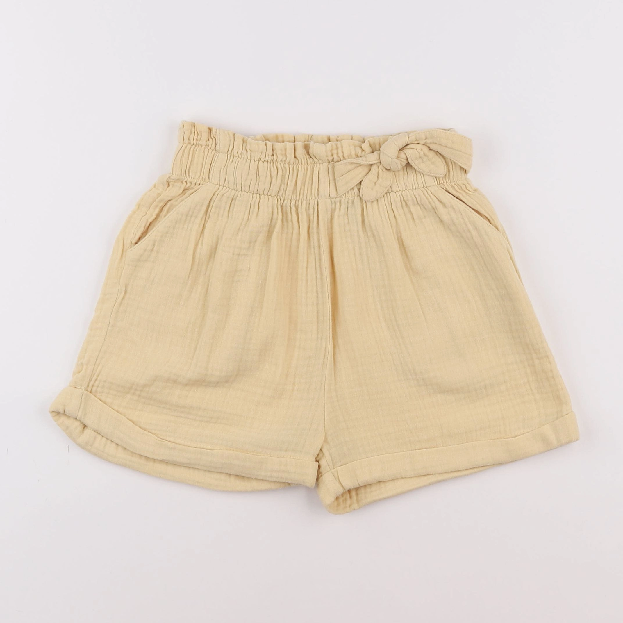 Vertbaudet - short jaune - 9 ans