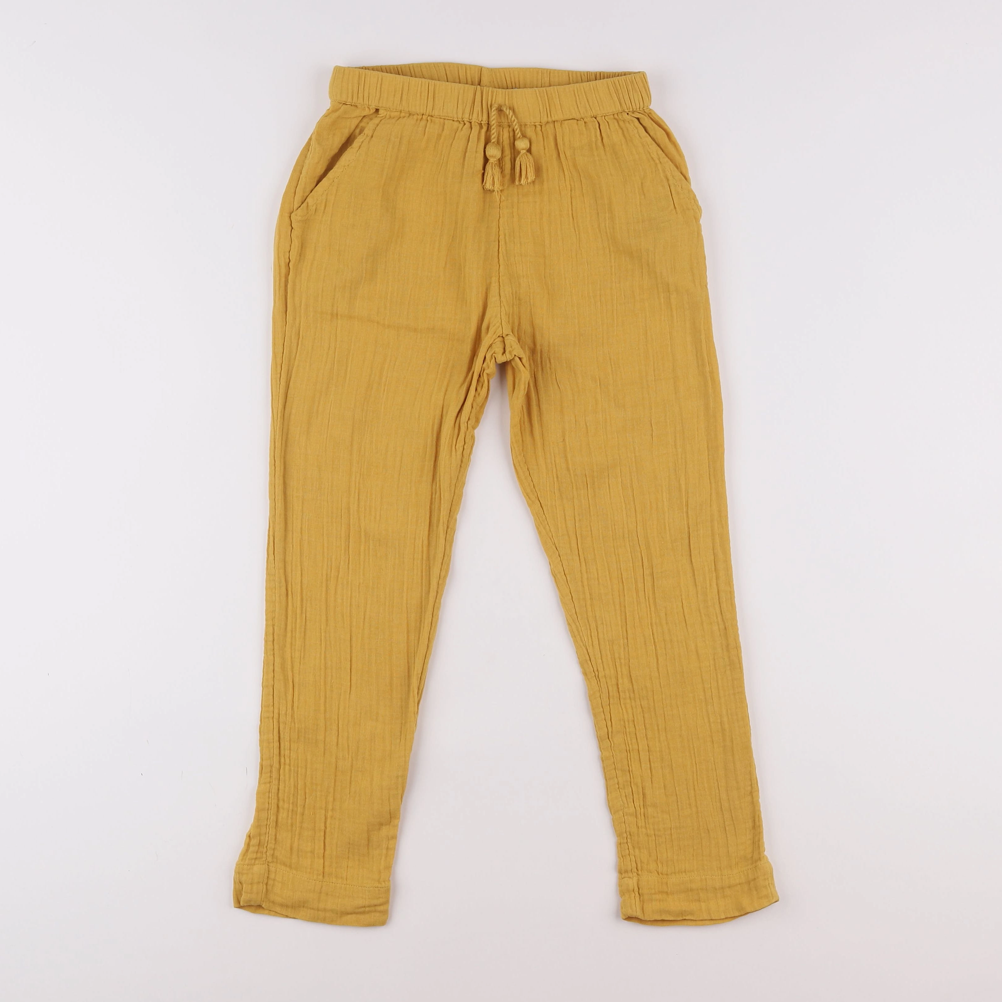 Cyrillus - pantalon jaune - 8 ans