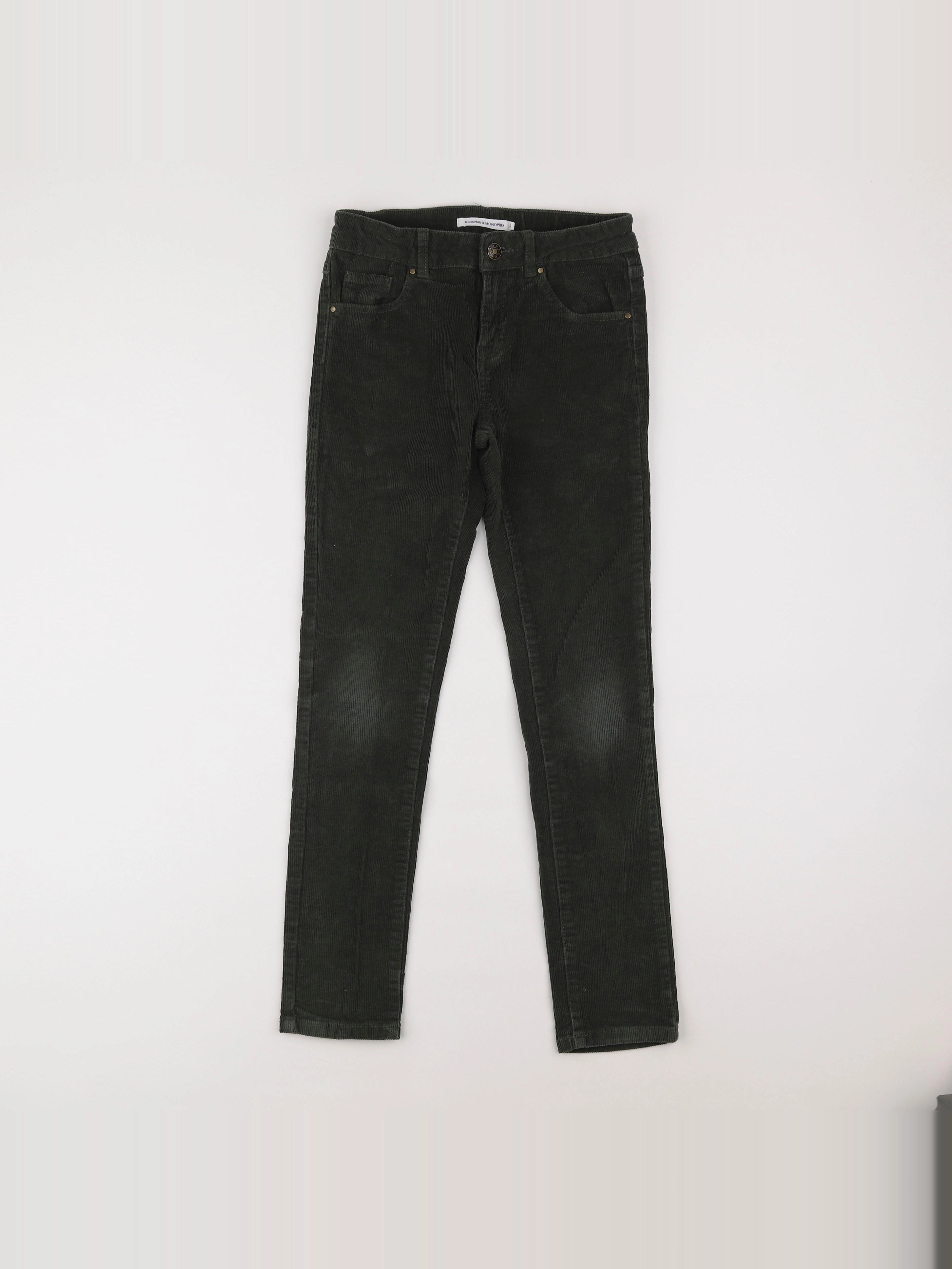 Monoprix - pantalon vert - 10 ans