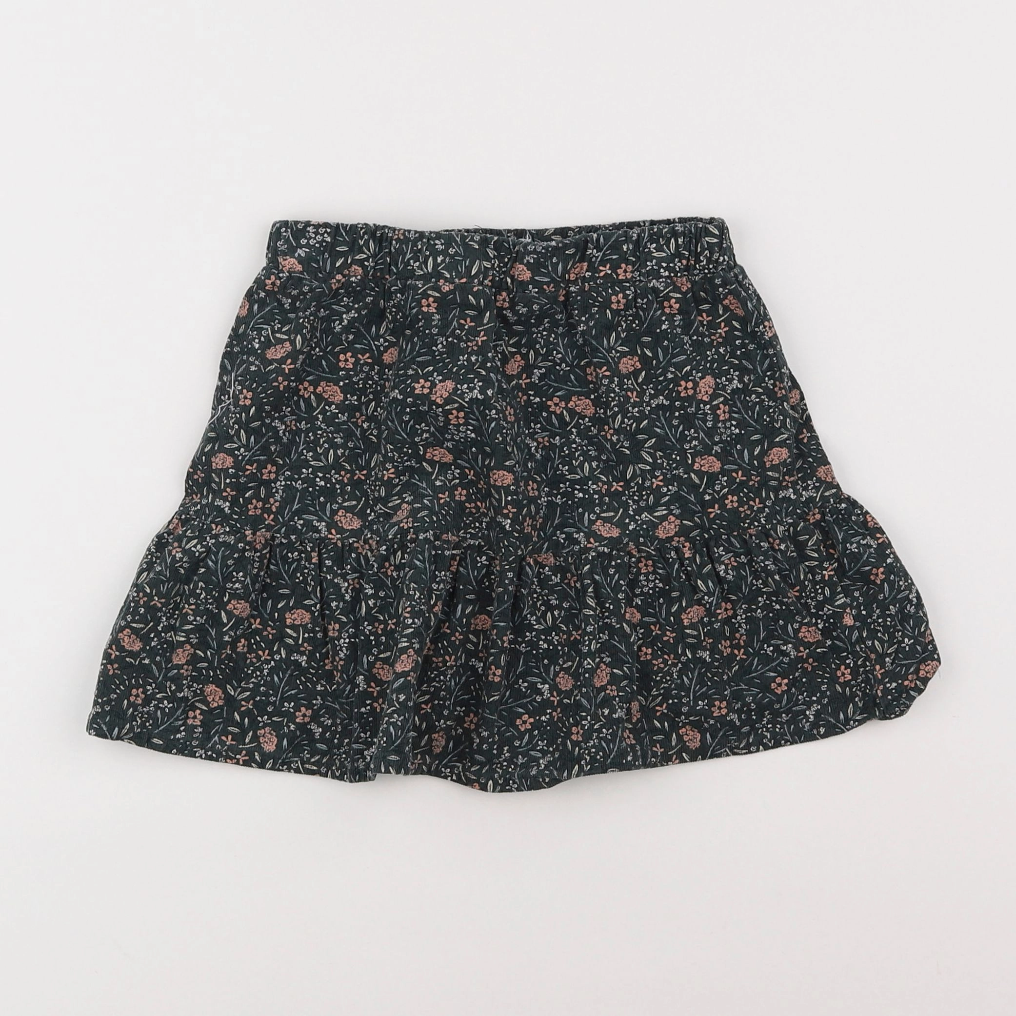 Vertbaudet - jupe vert, rose - 5 ans