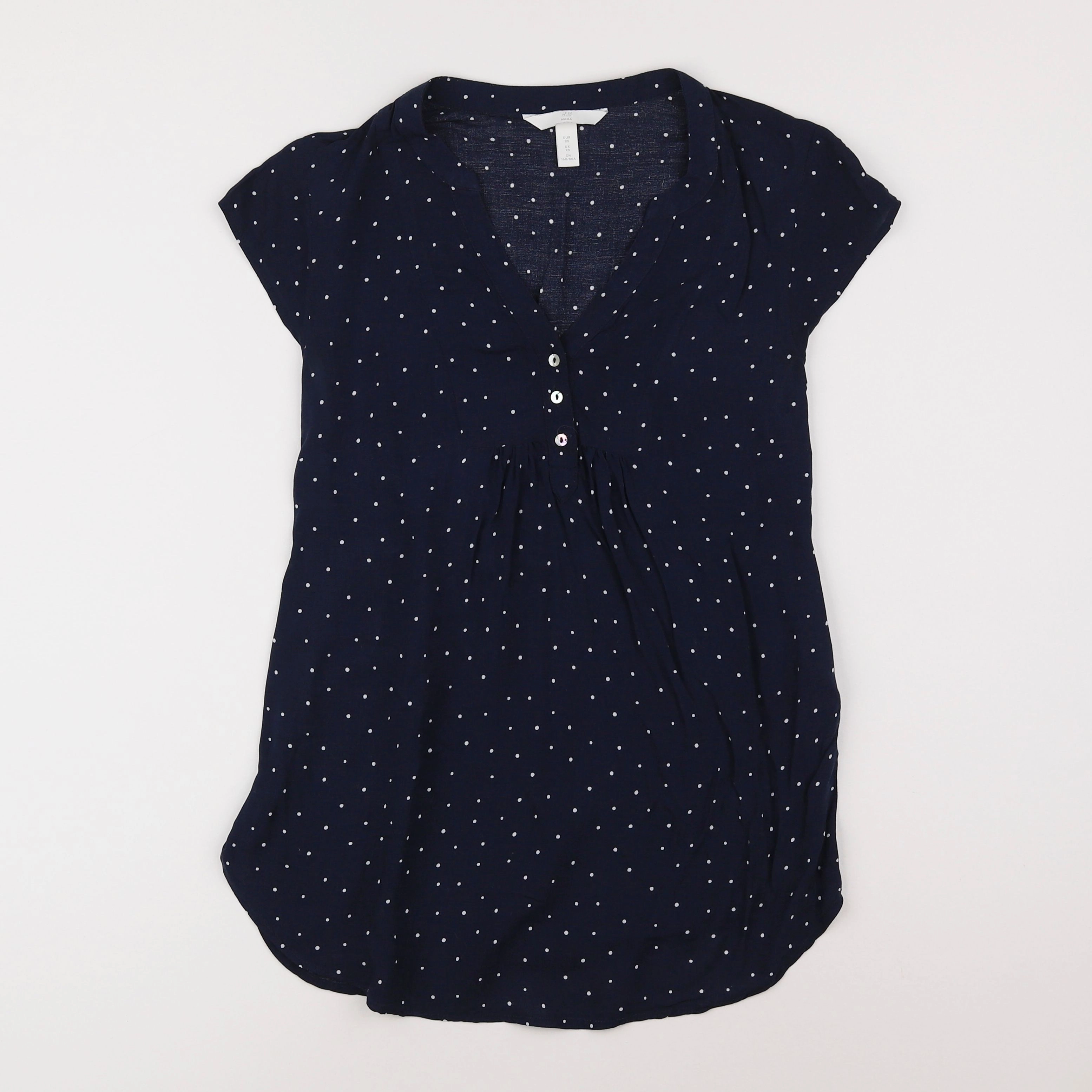 H&M - blouse grossesse bleu - 34