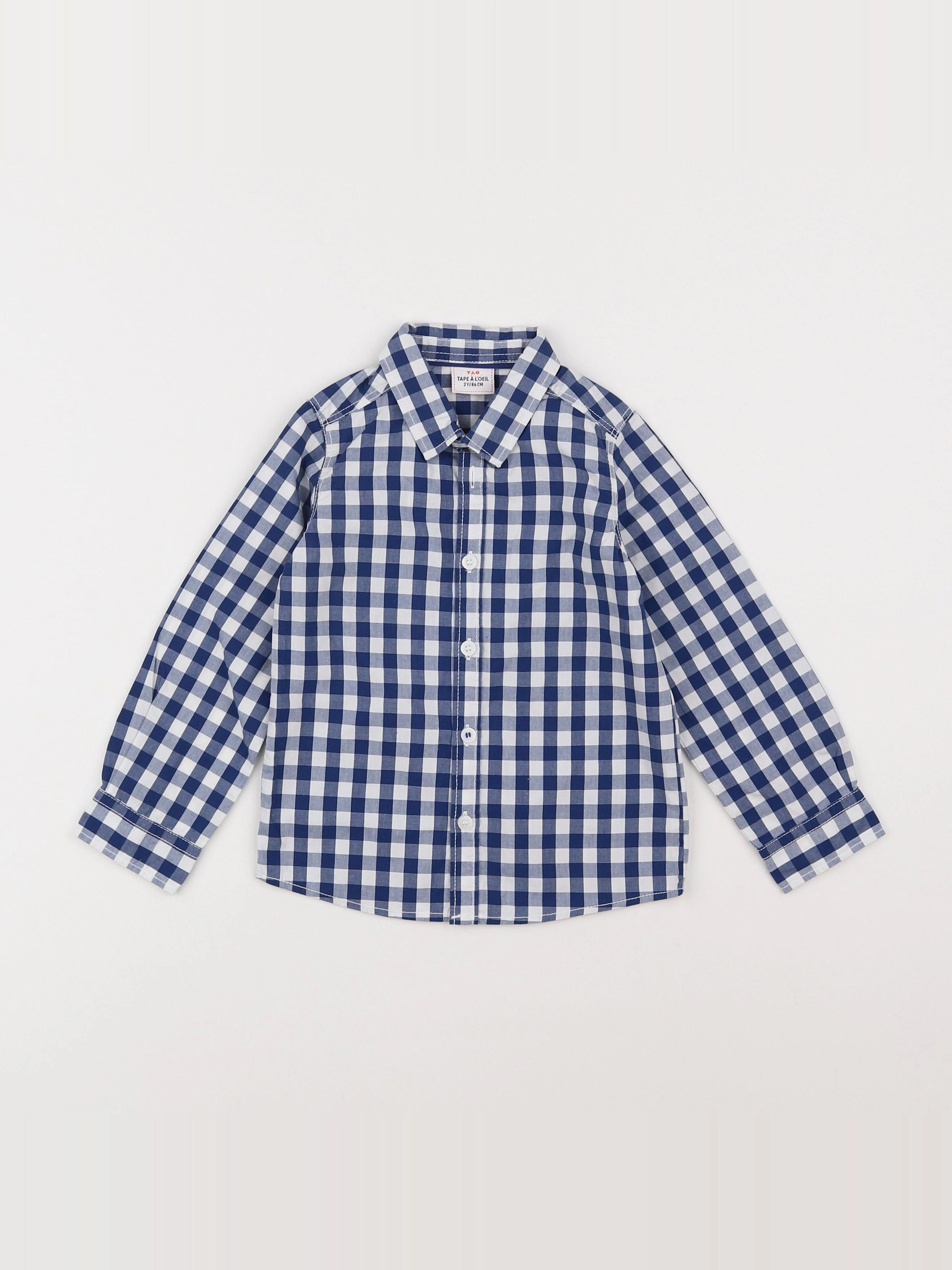 Tape à l'oeil - chemise bleu - 2 ans
