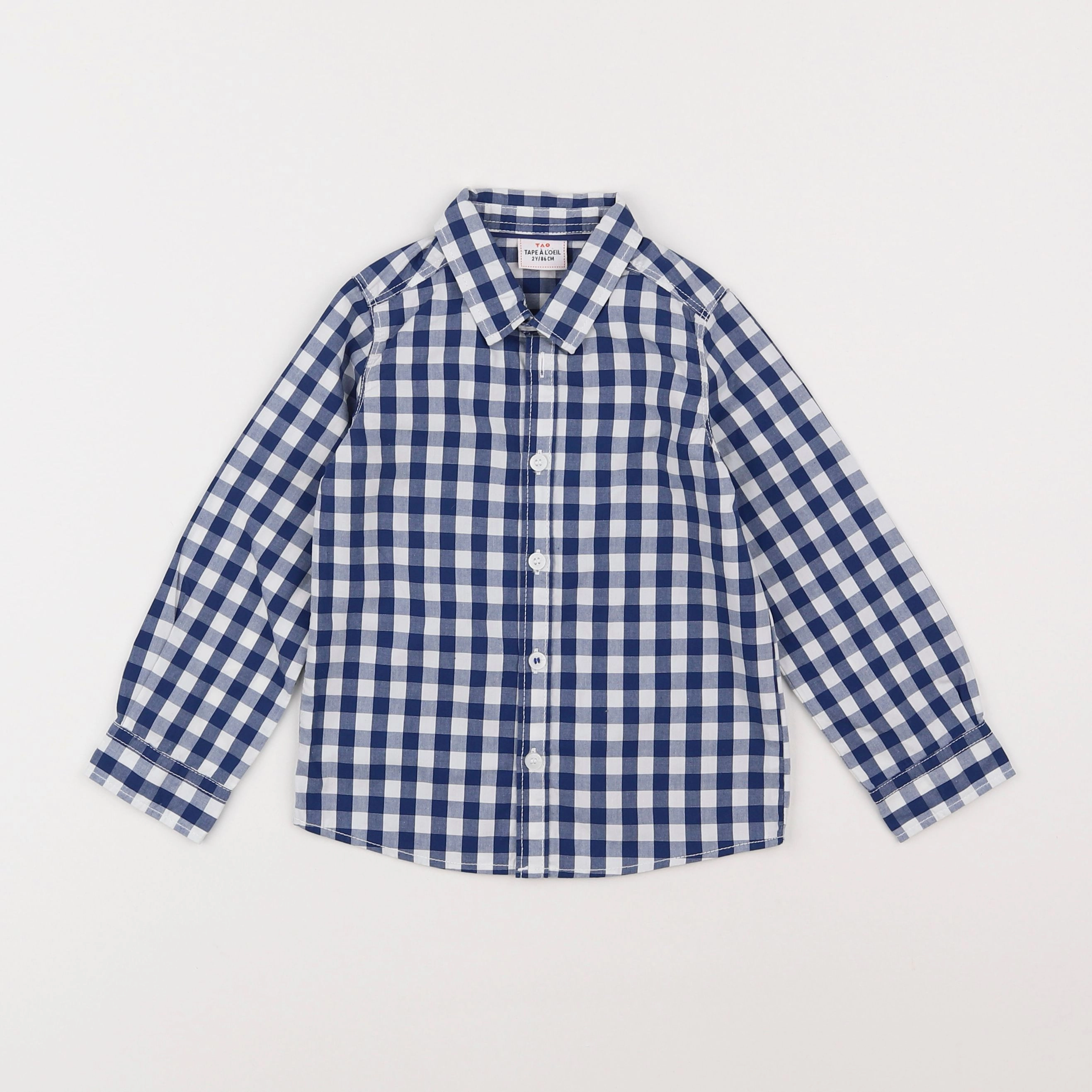 Tape à l'oeil - chemise bleu - 2 ans