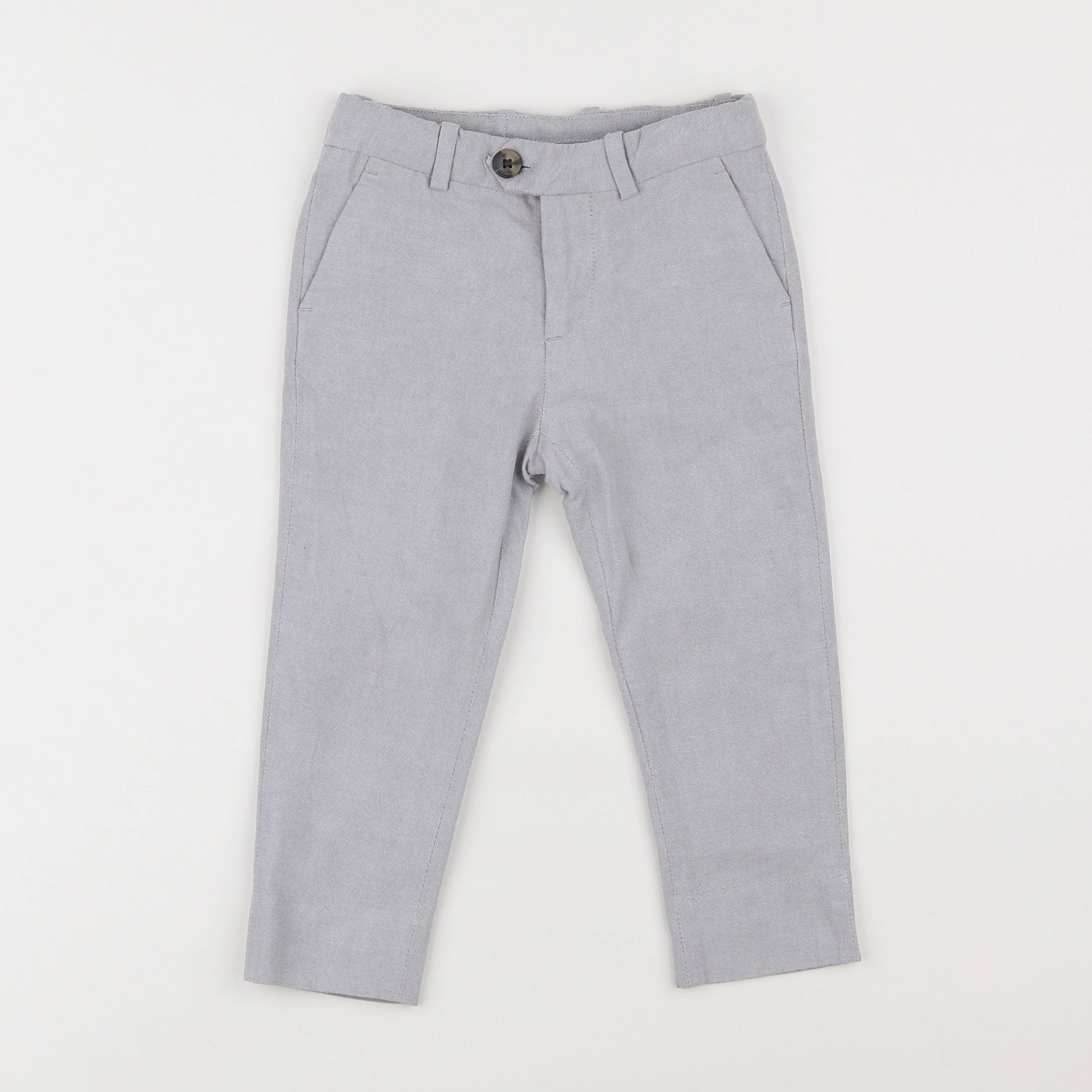 H&M - pantalon gris - 2/3 ans