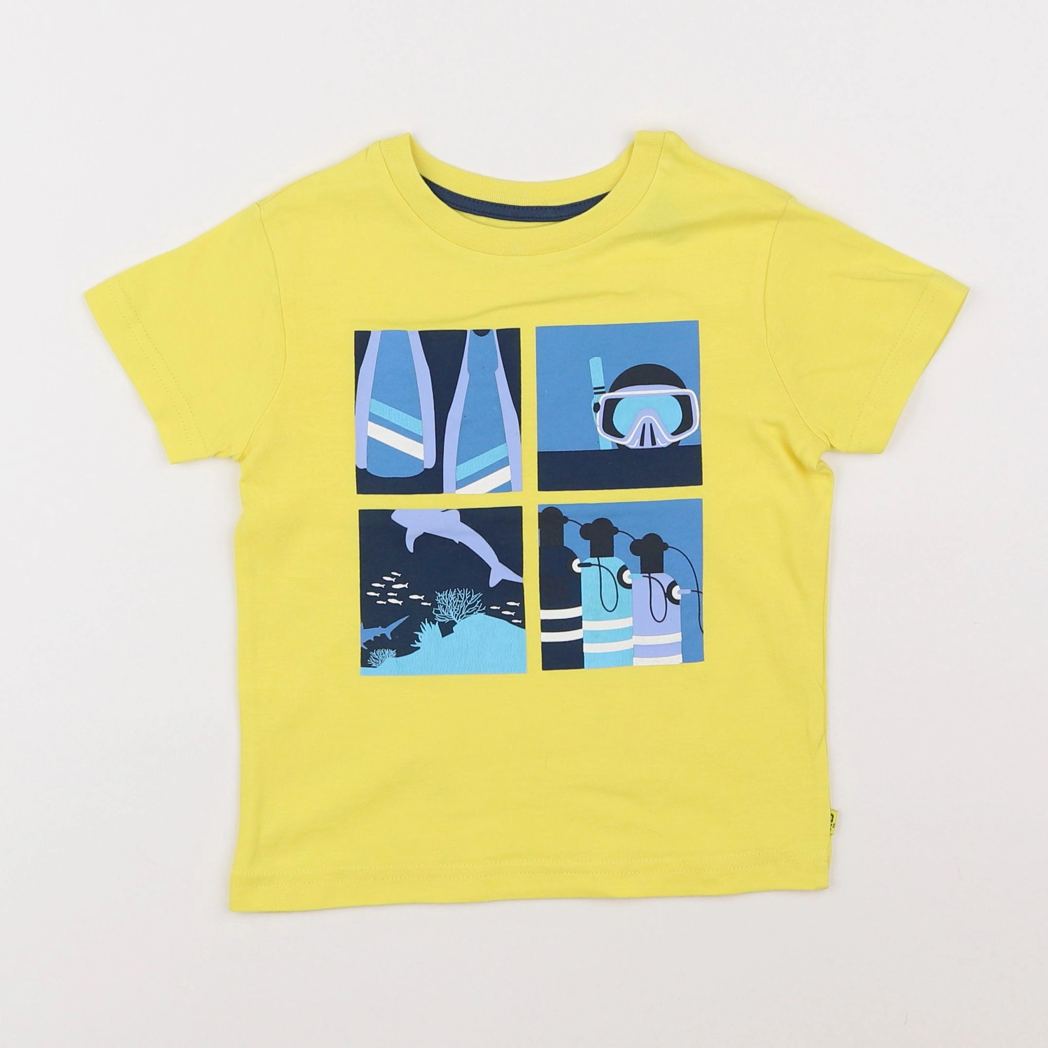 Okaidi - tee-shirt jaune - 3 ans