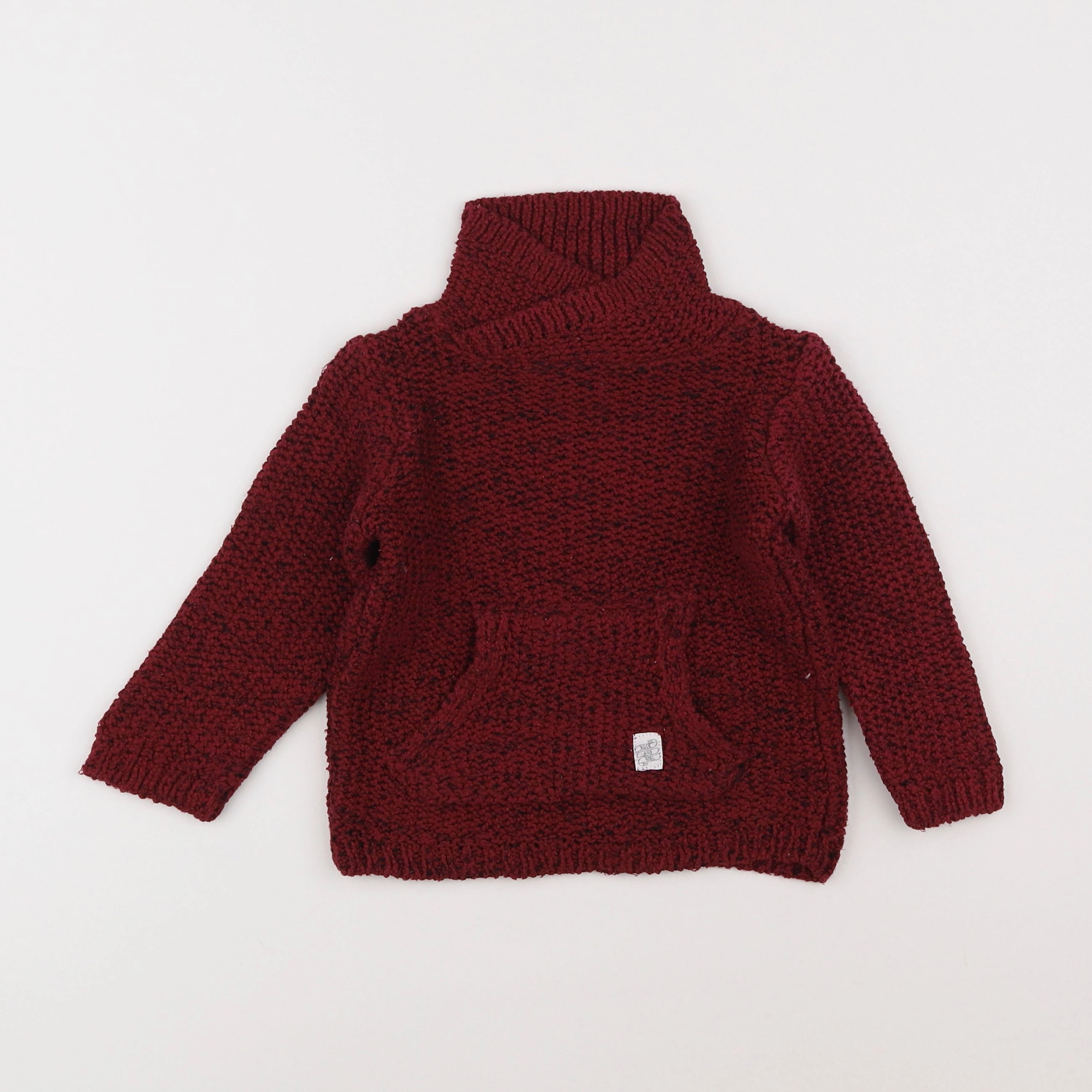 Zara - pull rouge - 2/3 ans