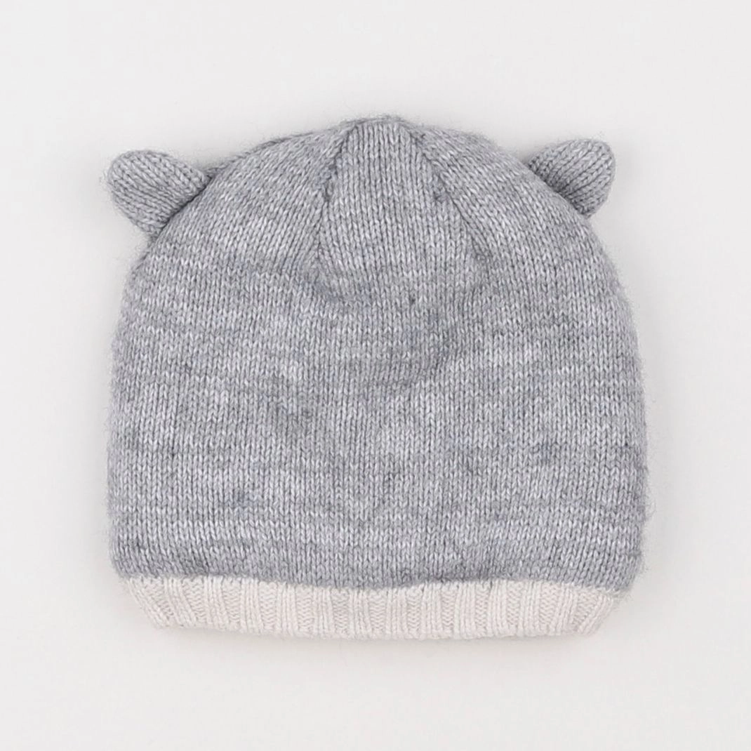 Cyrillus - bonnet gris - 12/18 mois