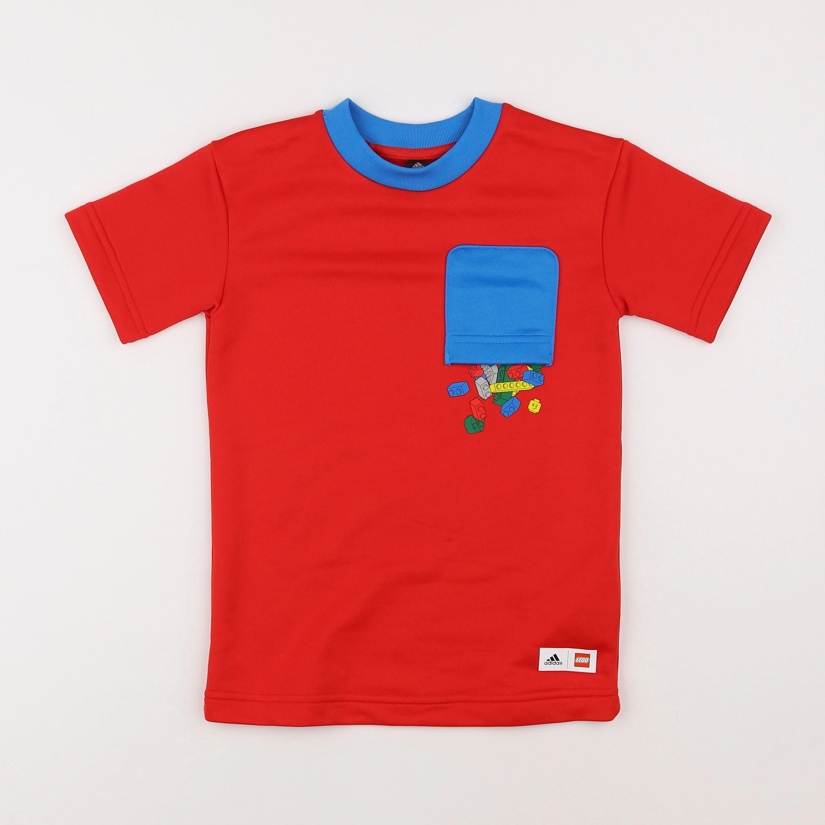 Adidas - tee-shirt rouge - 5/6 ans