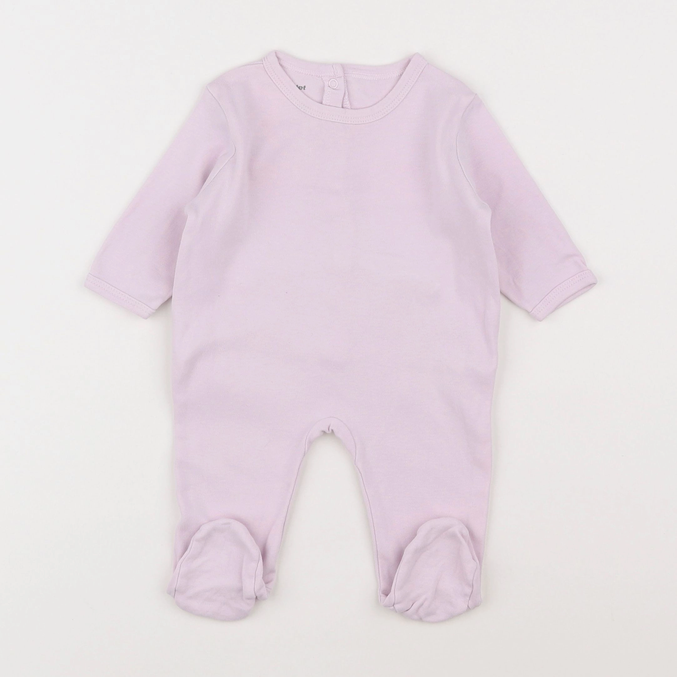 Vertbaudet - pyjama coton rose - 3 mois