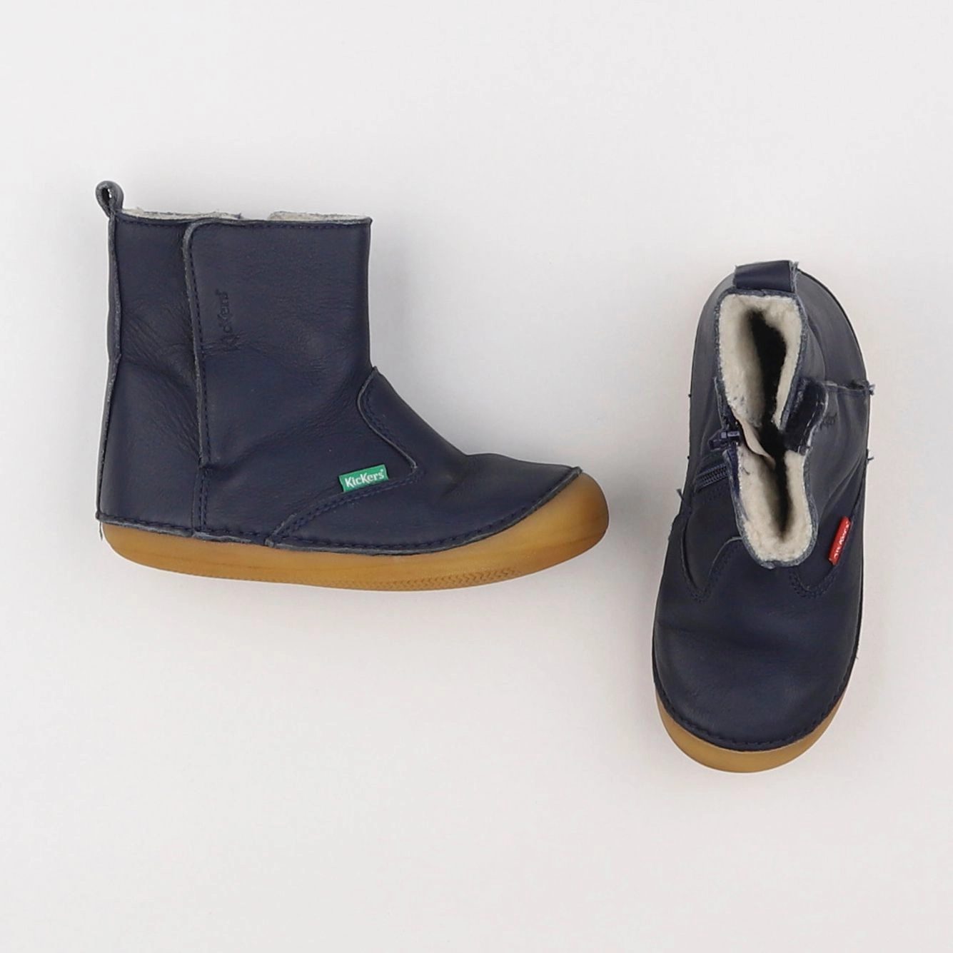 Kickers - boots bleu - pointure 26