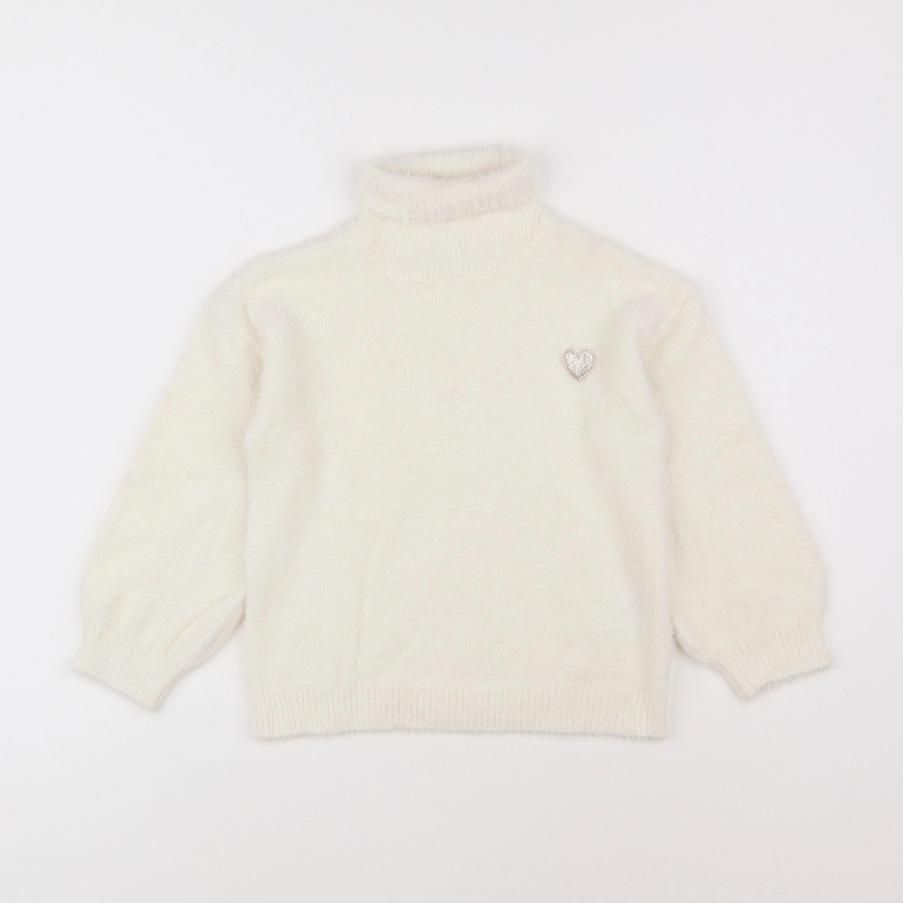 Vertbaudet - pull beige - 6 ans