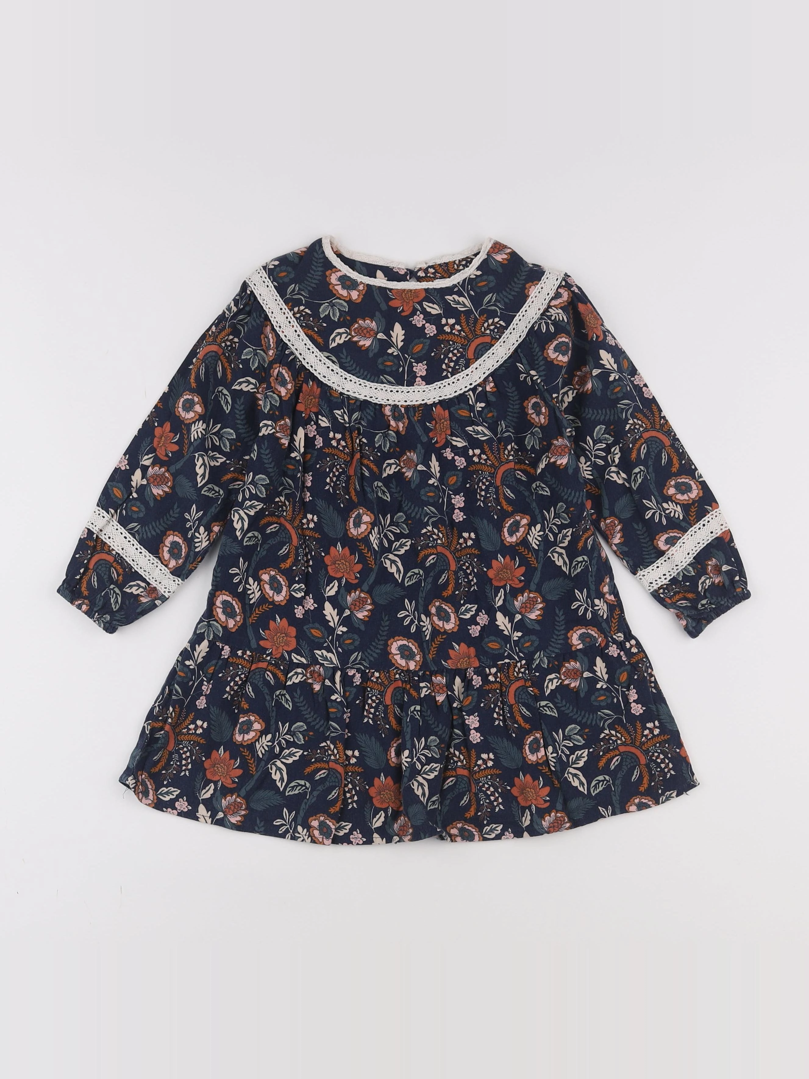 Vertbaudet - robe bleu - 3 ans