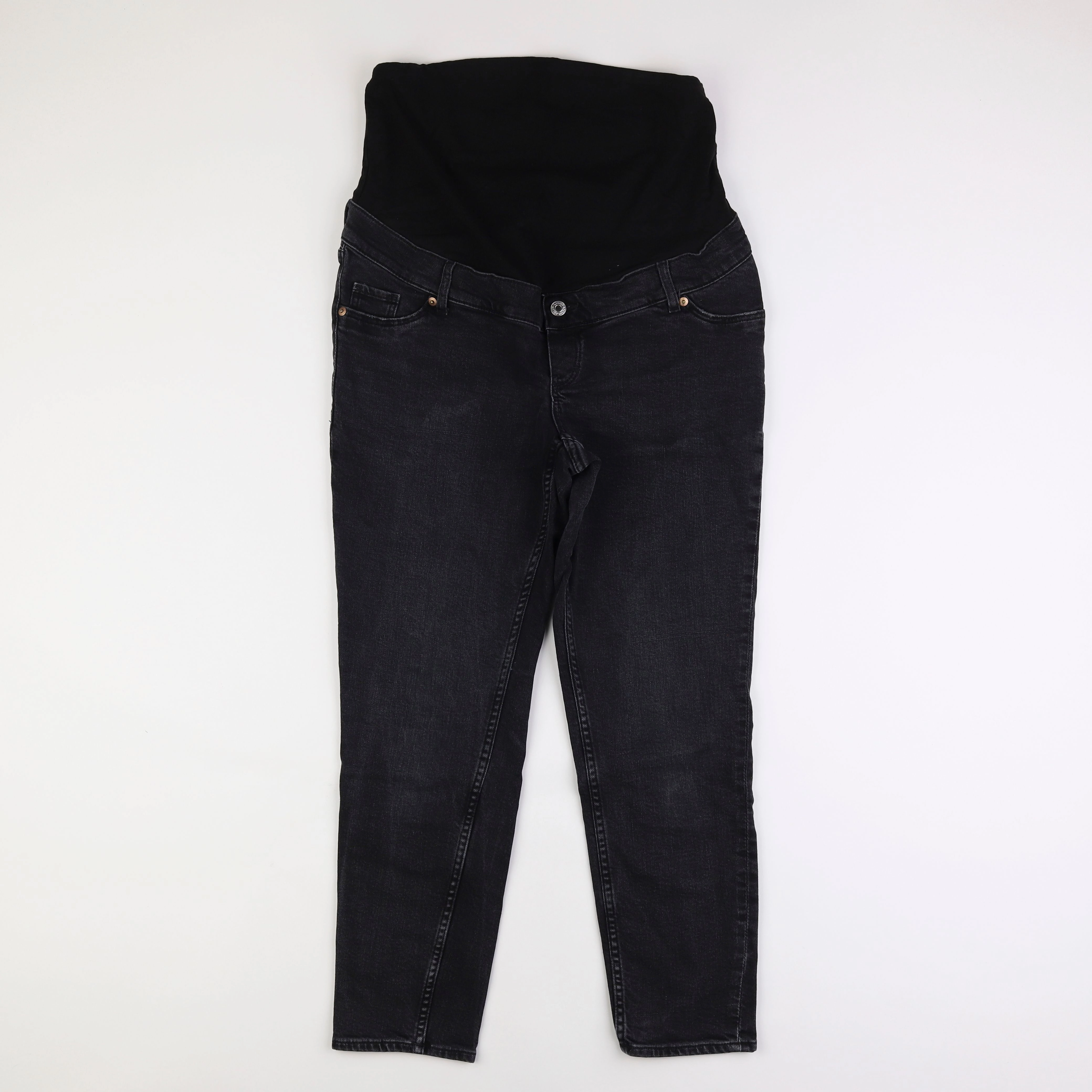 H&M - jean grossesse noir - 38