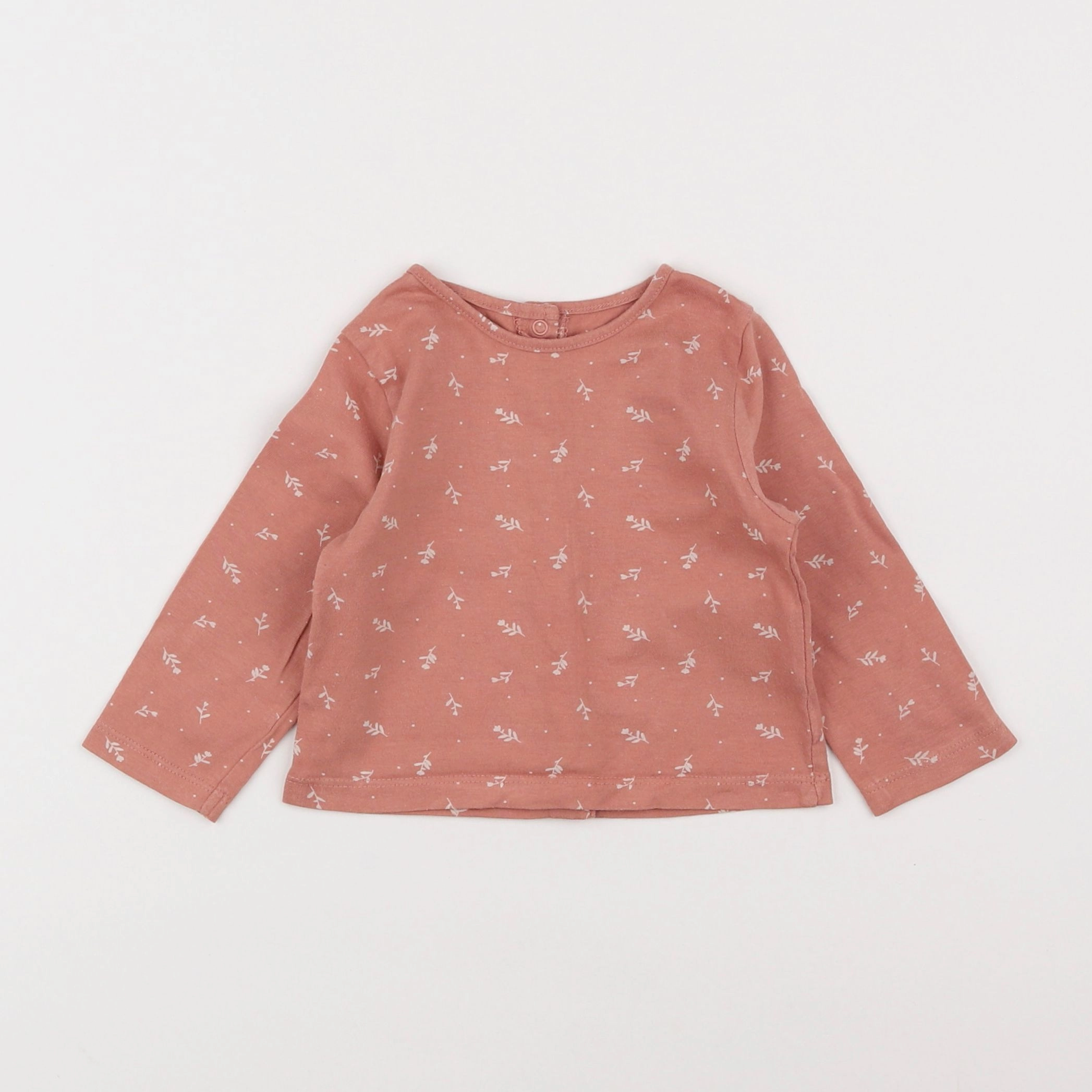 Vertbaudet - tee-shirt rose - 9 mois