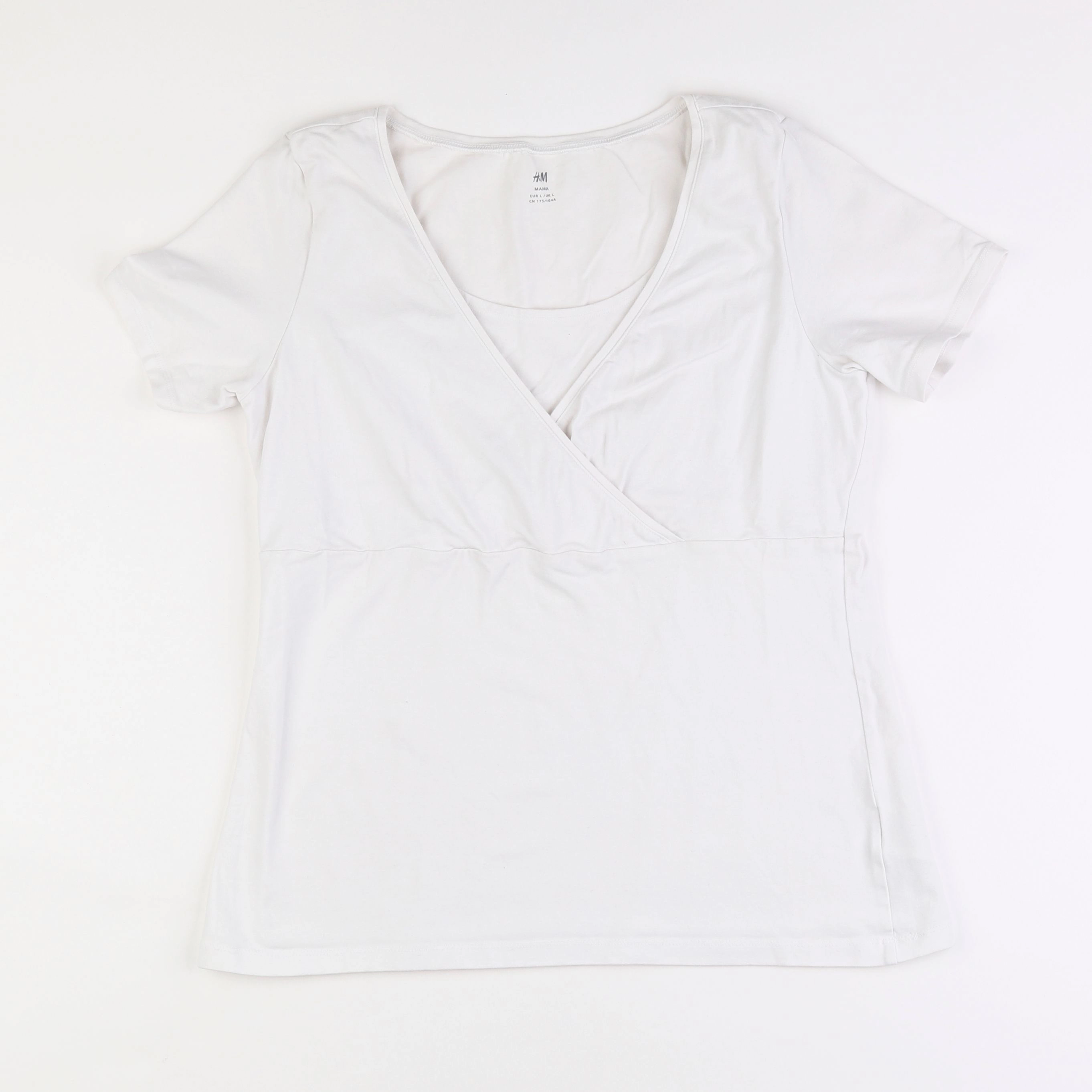 H&M - tee-shirt allaitement blanc - lg