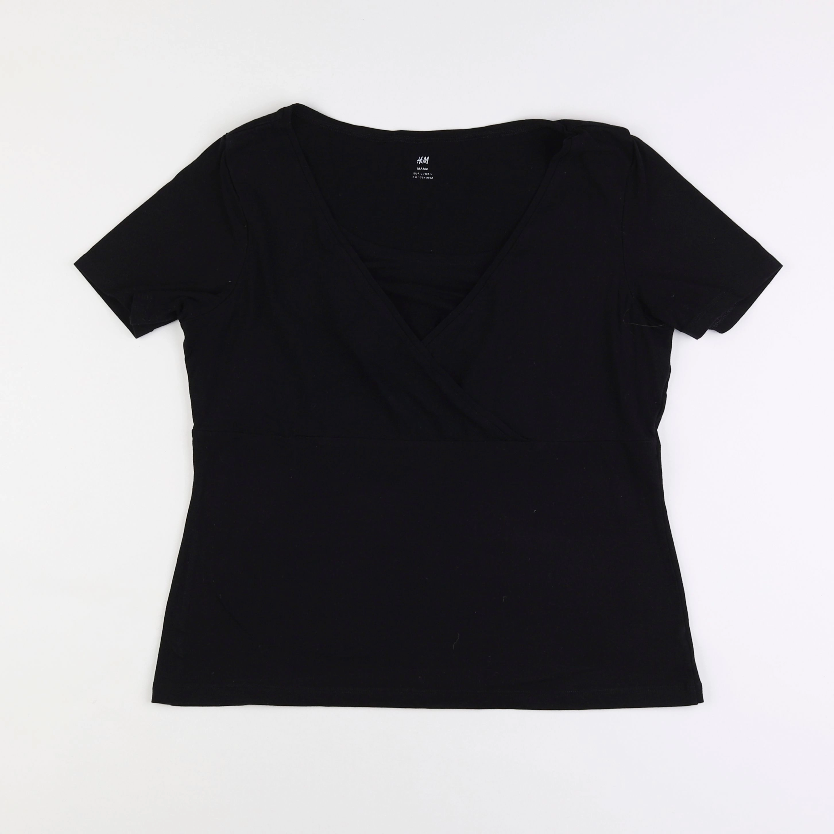 H&M - tee-shirt allaitement noir - lg