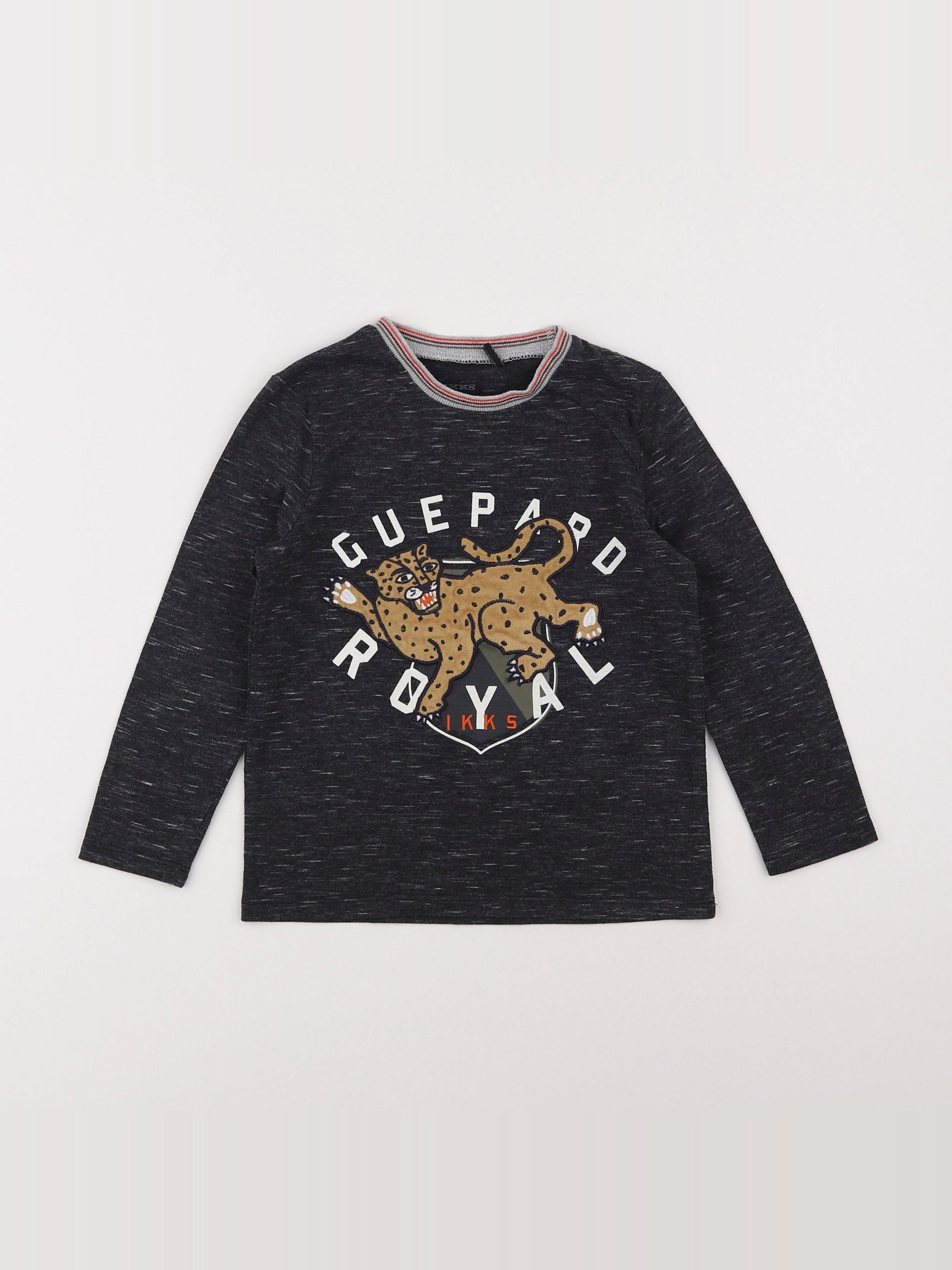 IKKS - tee-shirt gris - 4 ans