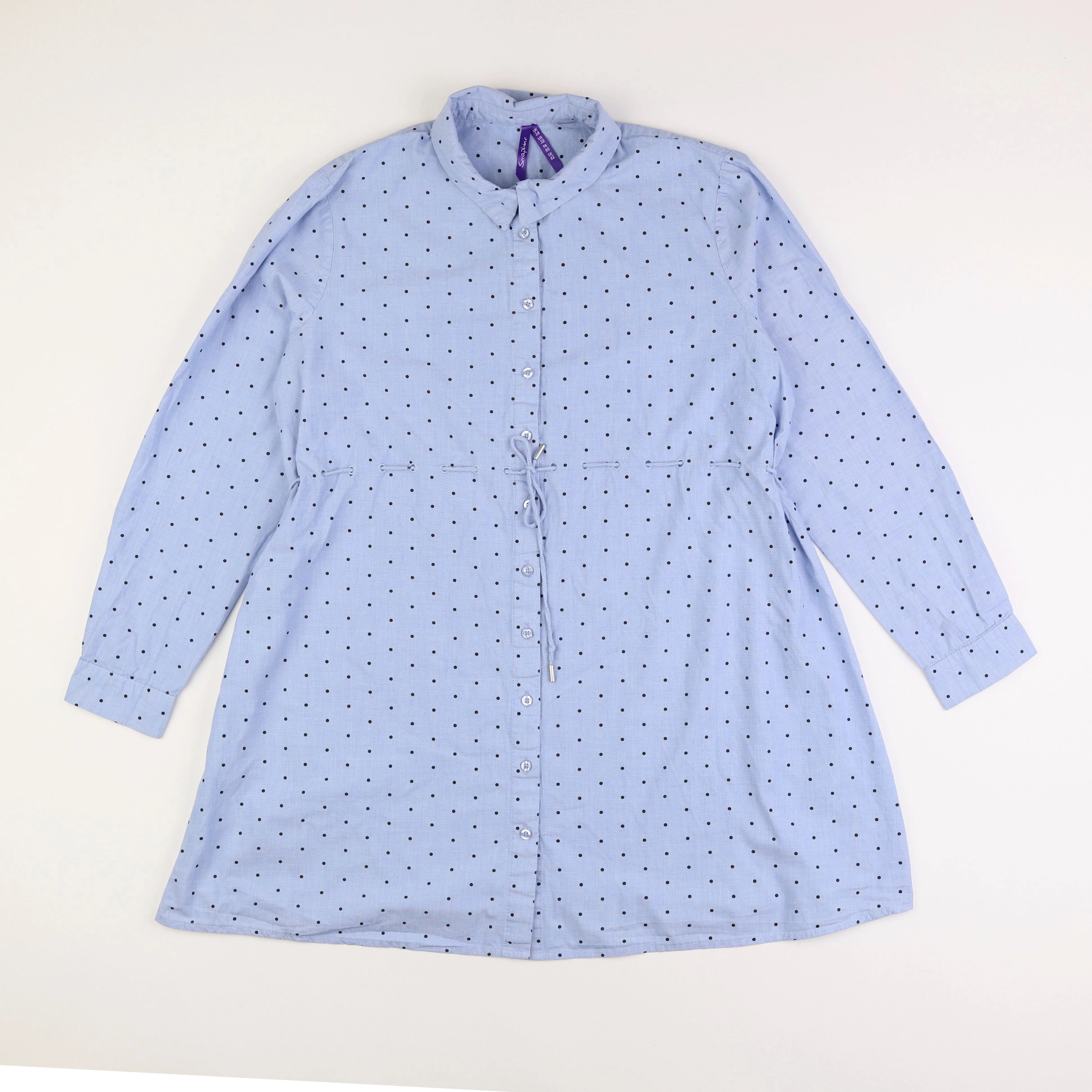 Seraphine - blouse grossesse bleu - 44