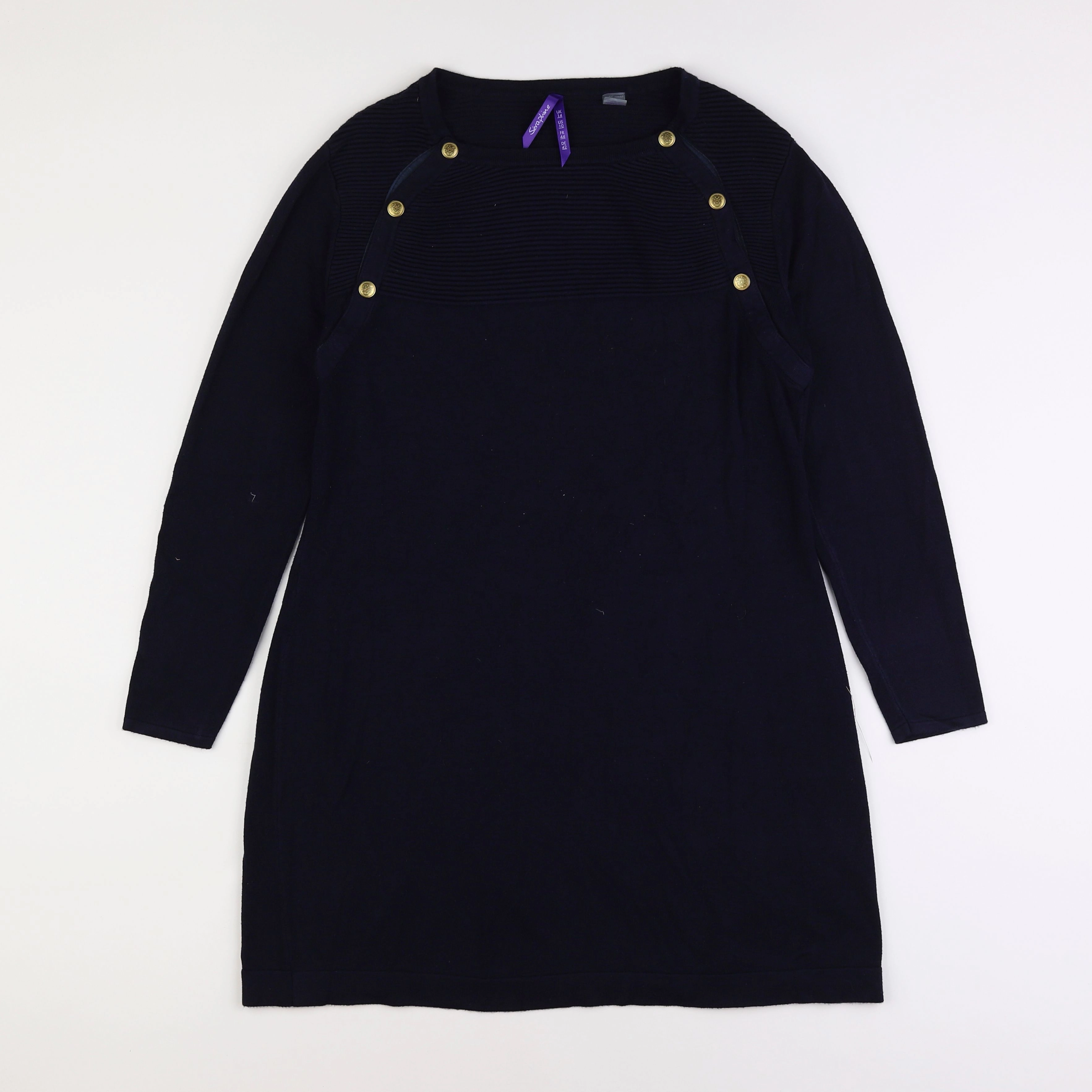 Seraphine - robe grossesse bleu - 44
