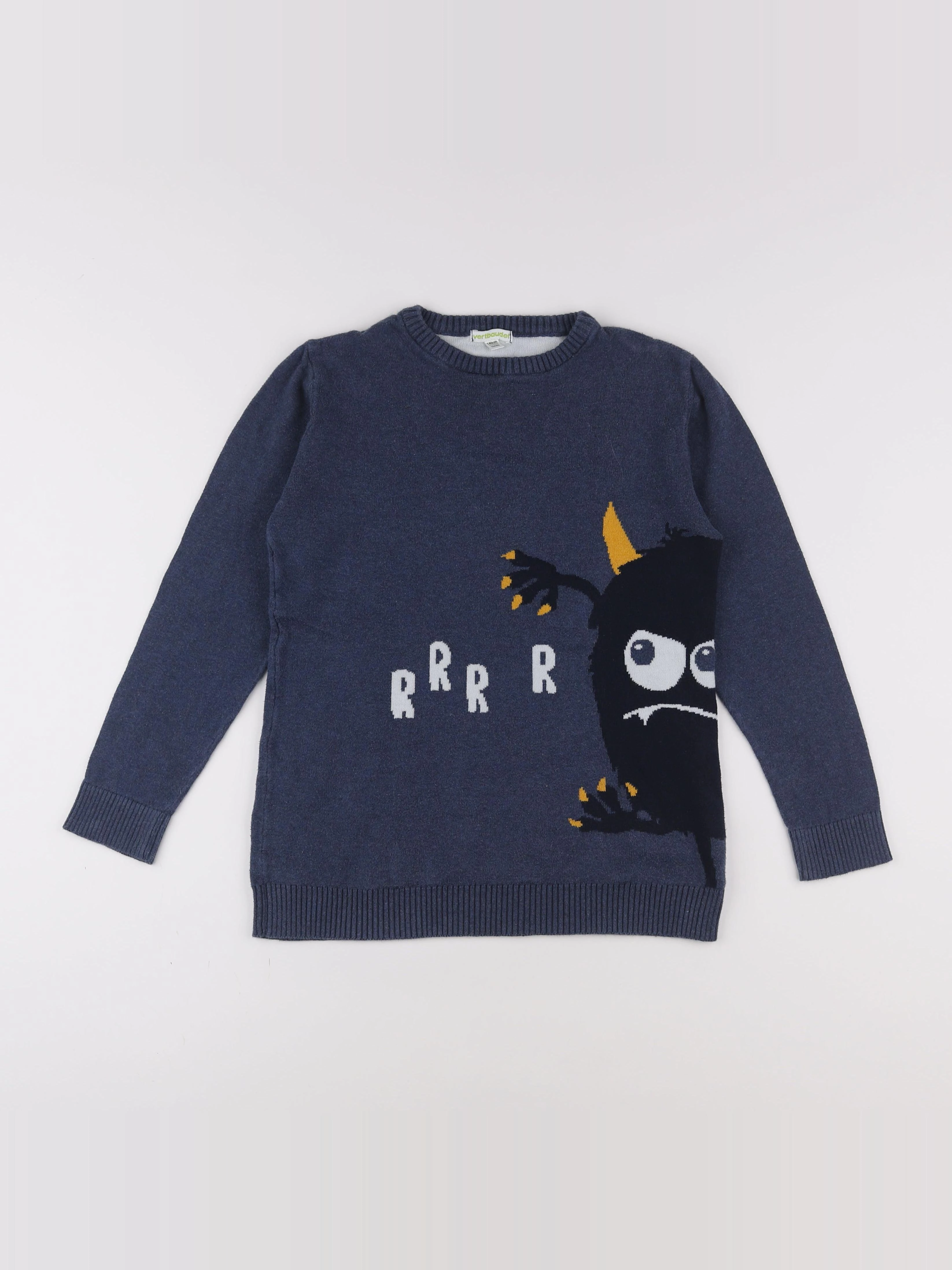 Vertbaudet - pull bleu - 10 ans