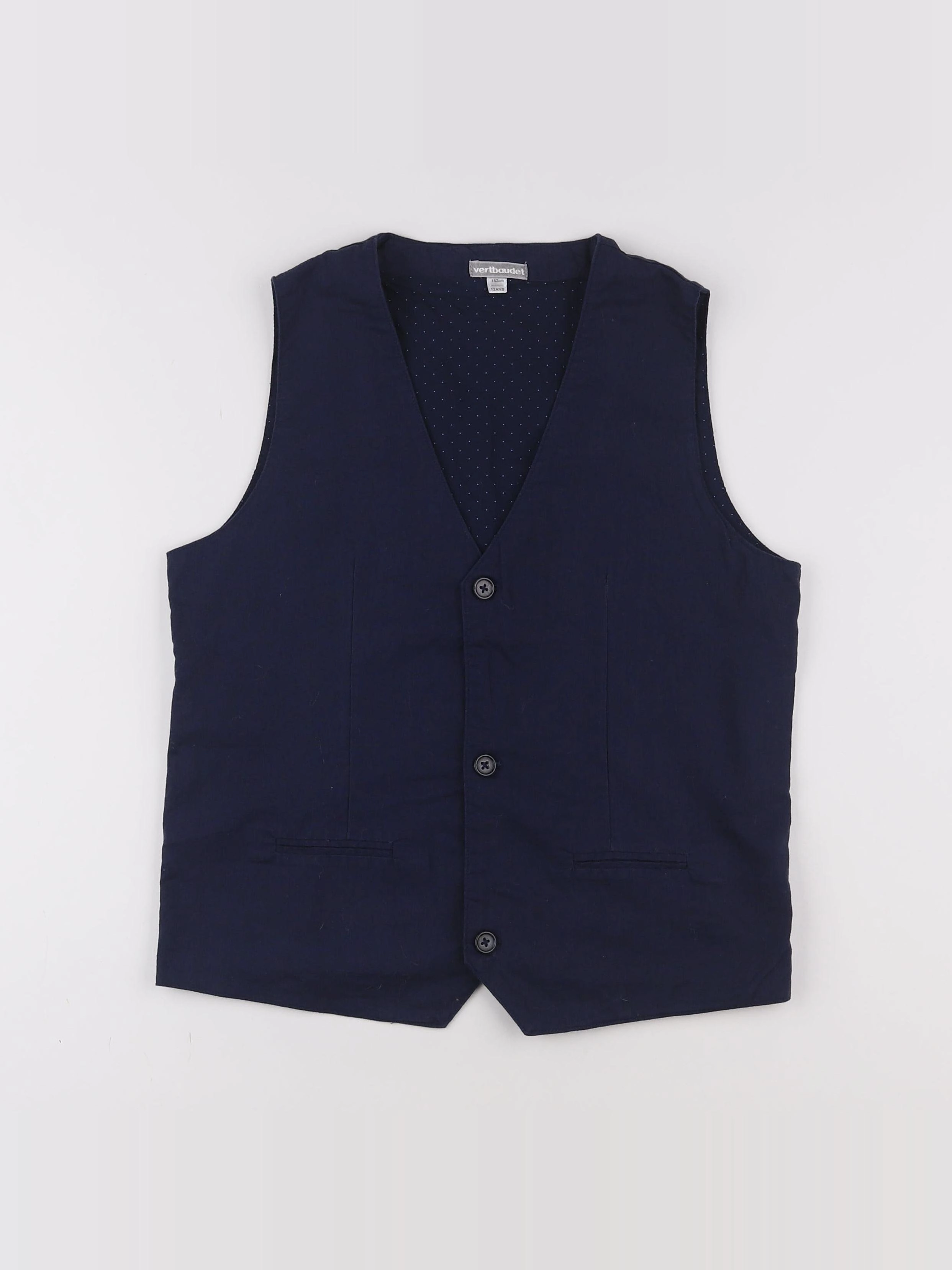 Vertbaudet - gilet bleu - 12 ans