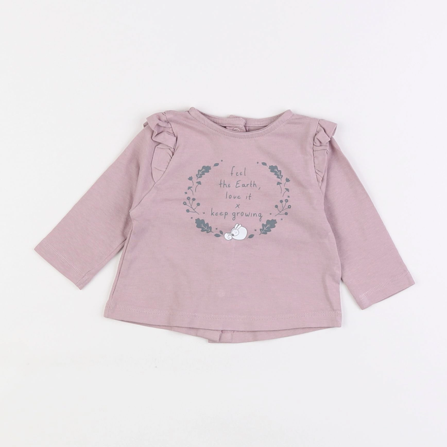 Vertbaudet - tee-shirt rose - 3 mois