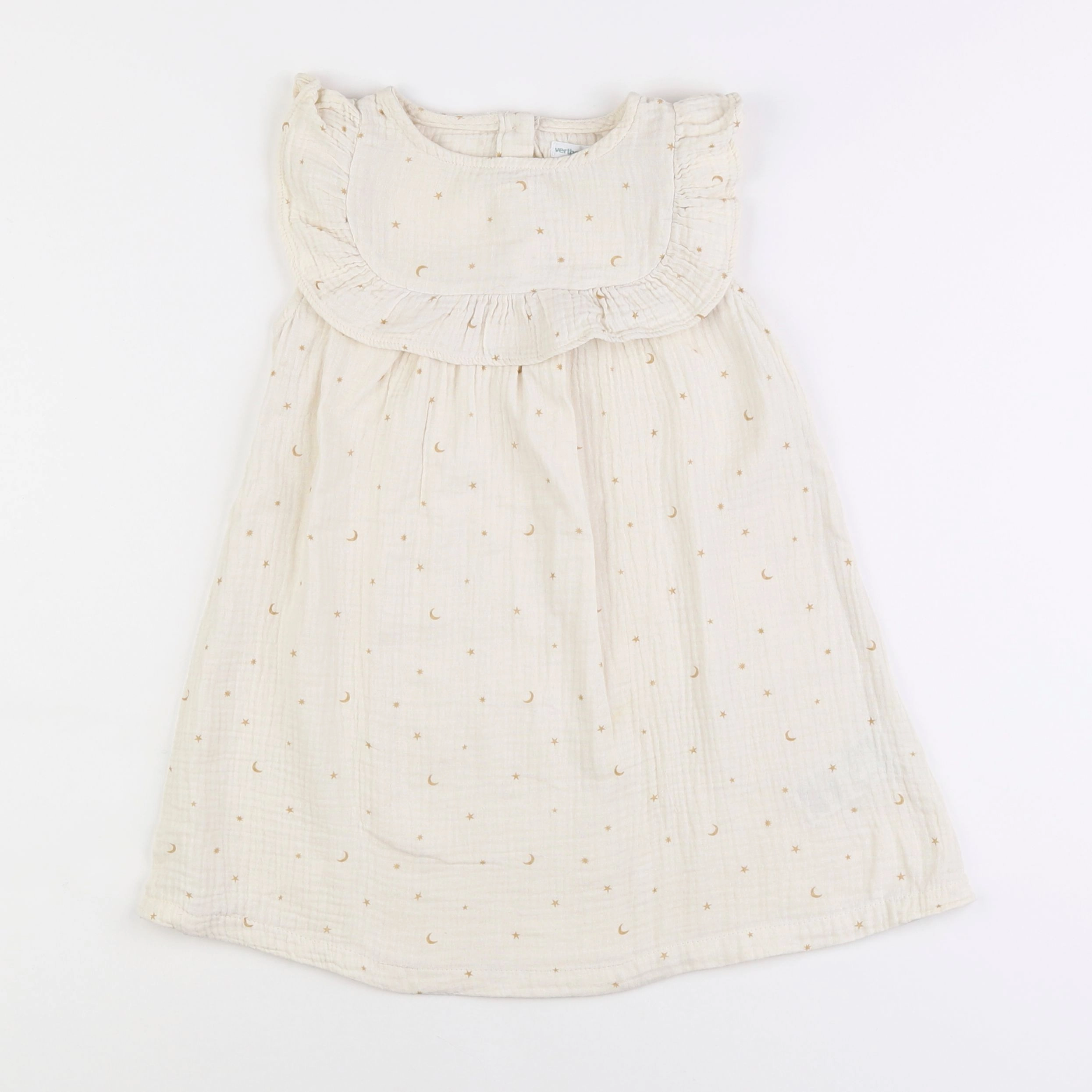 Vertbaudet - robe beige - 5 ans