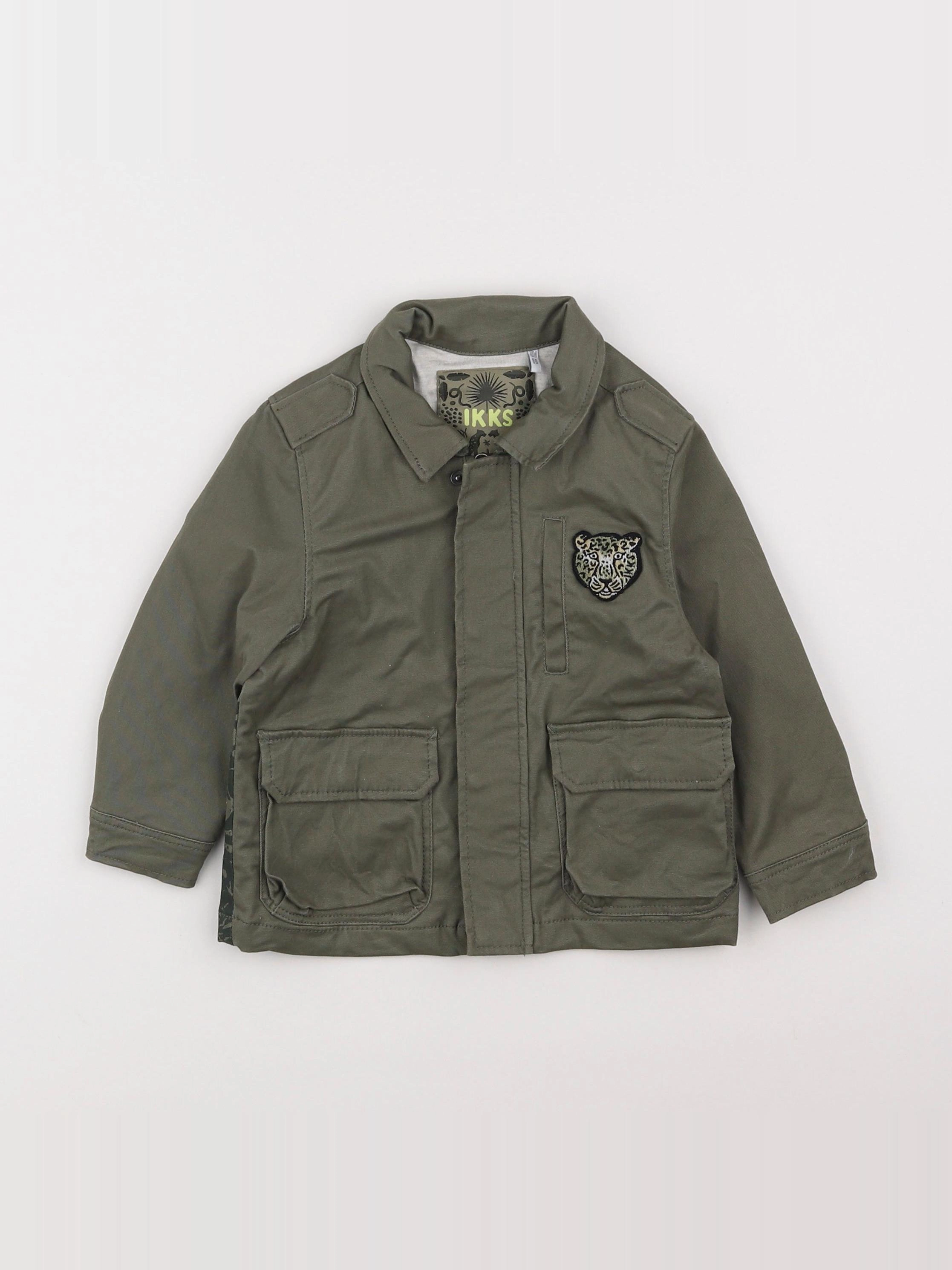 IKKS - veste imprimé au dos vert - 18 mois