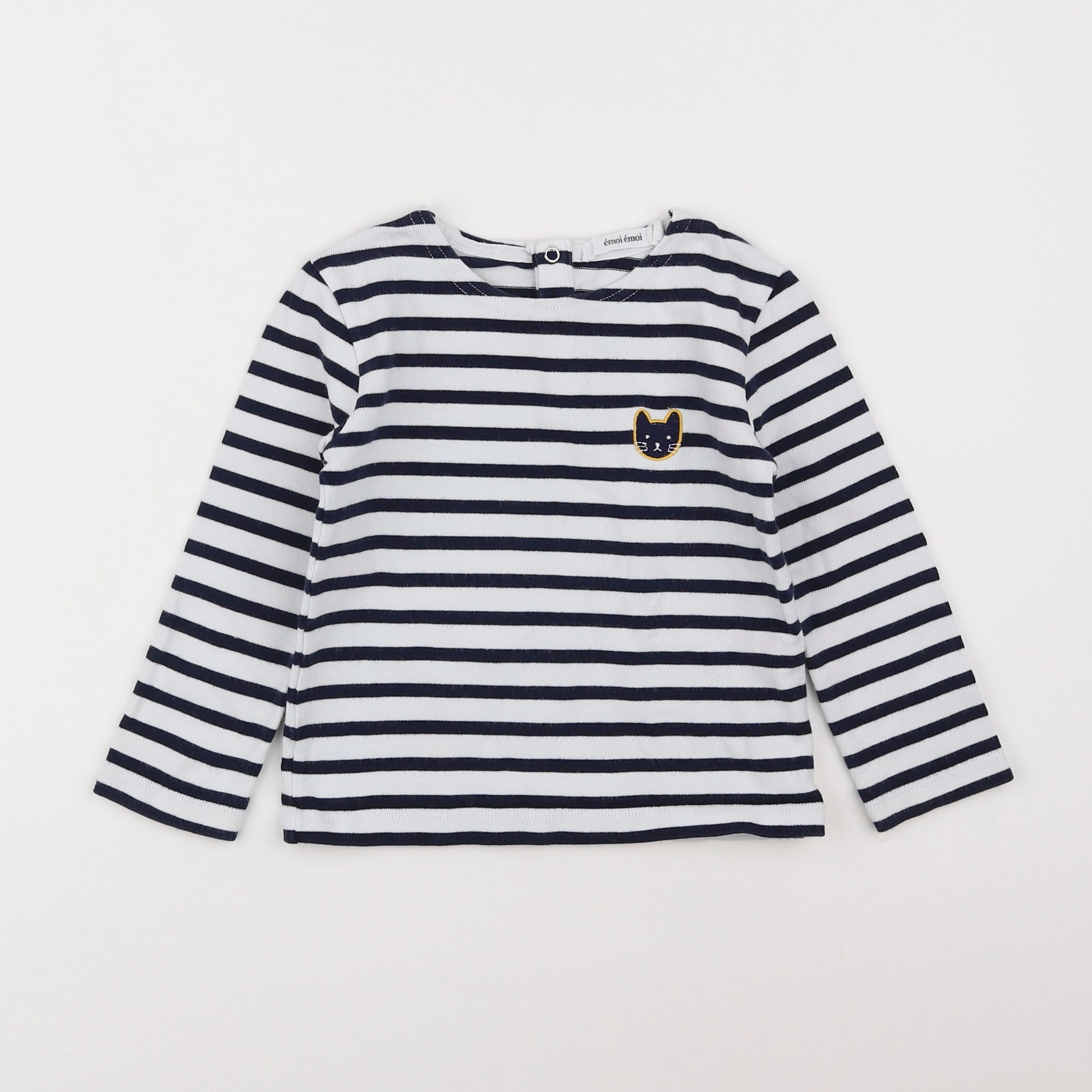 Emoi emoi - sweat blanc - 4 ans