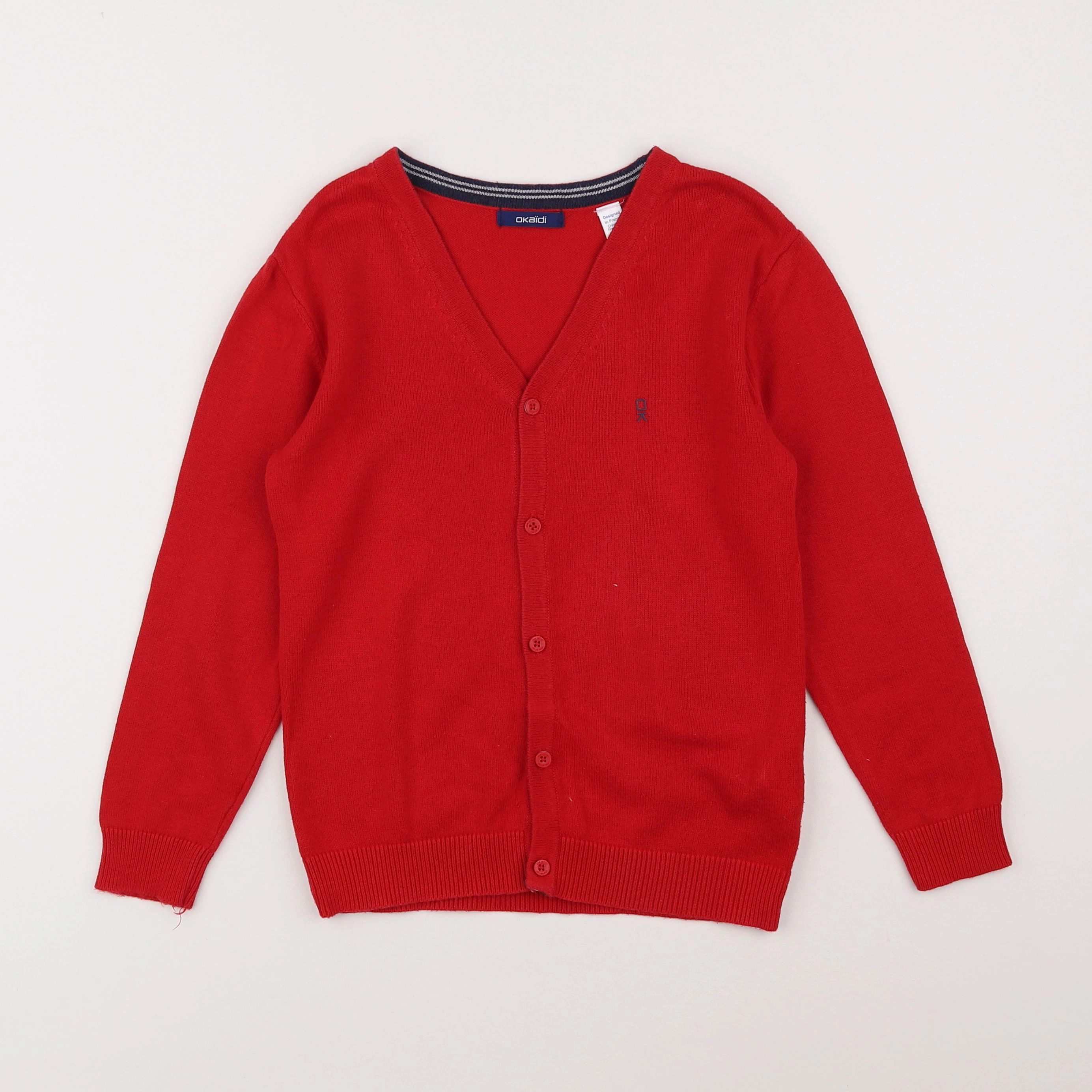 Okaidi - gilet rouge - 6 ans