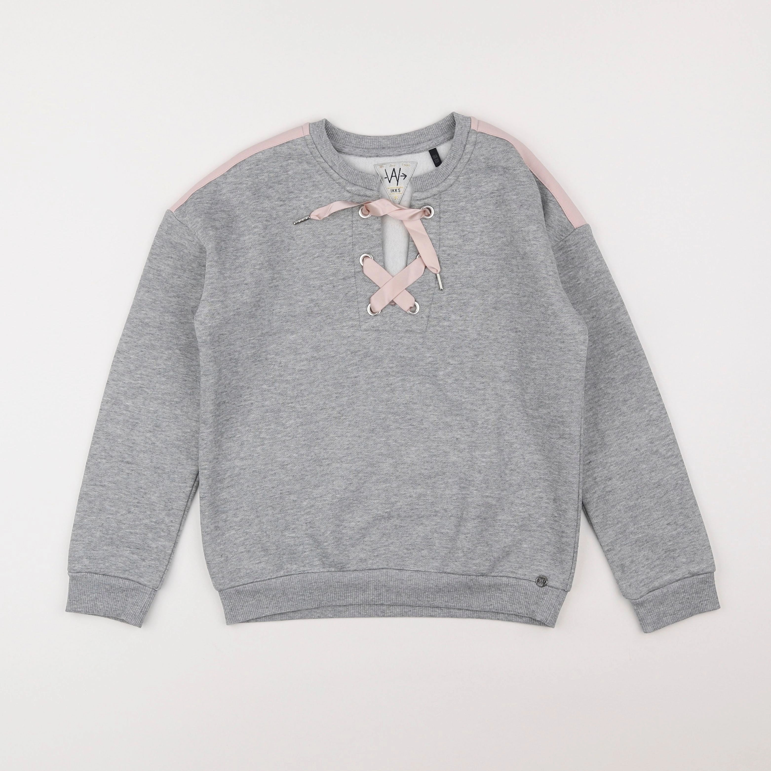 IKKS - sweat gris - 10 ans