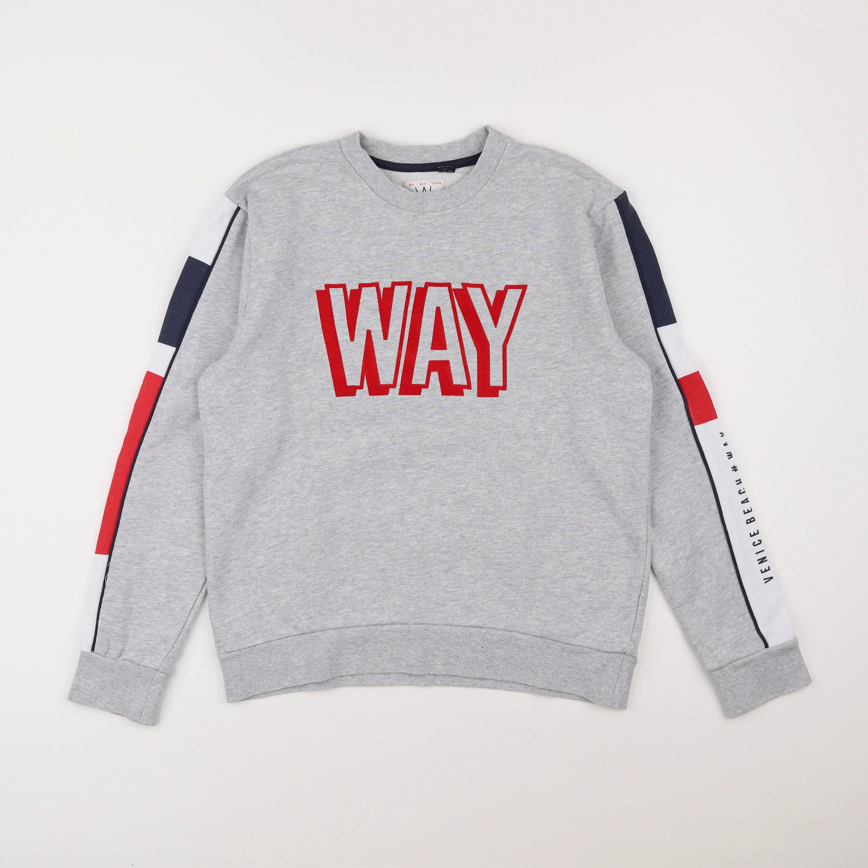 IKKS - sweat gris - 14 ans