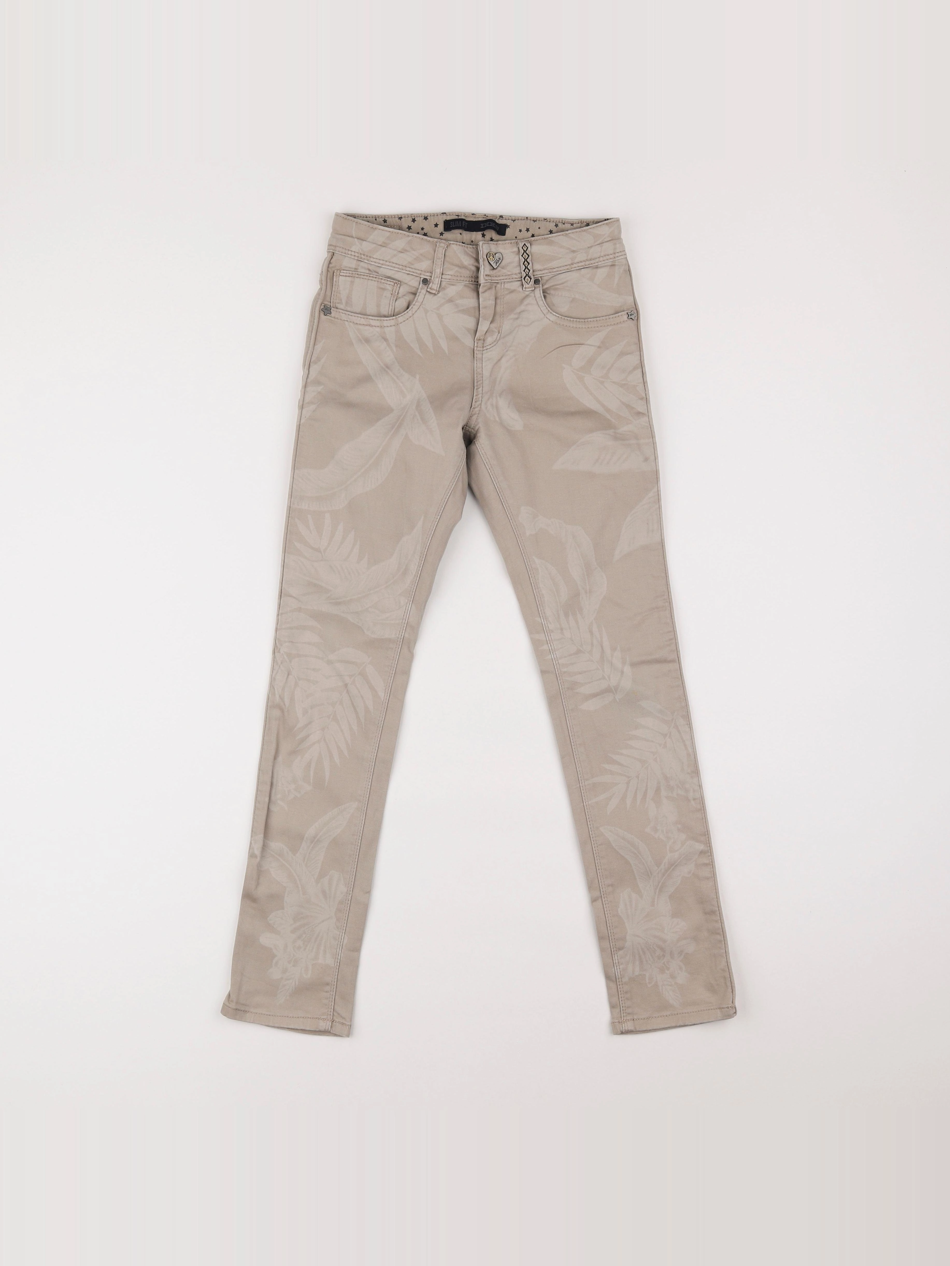 IKKS - jean marron - 8 ans
