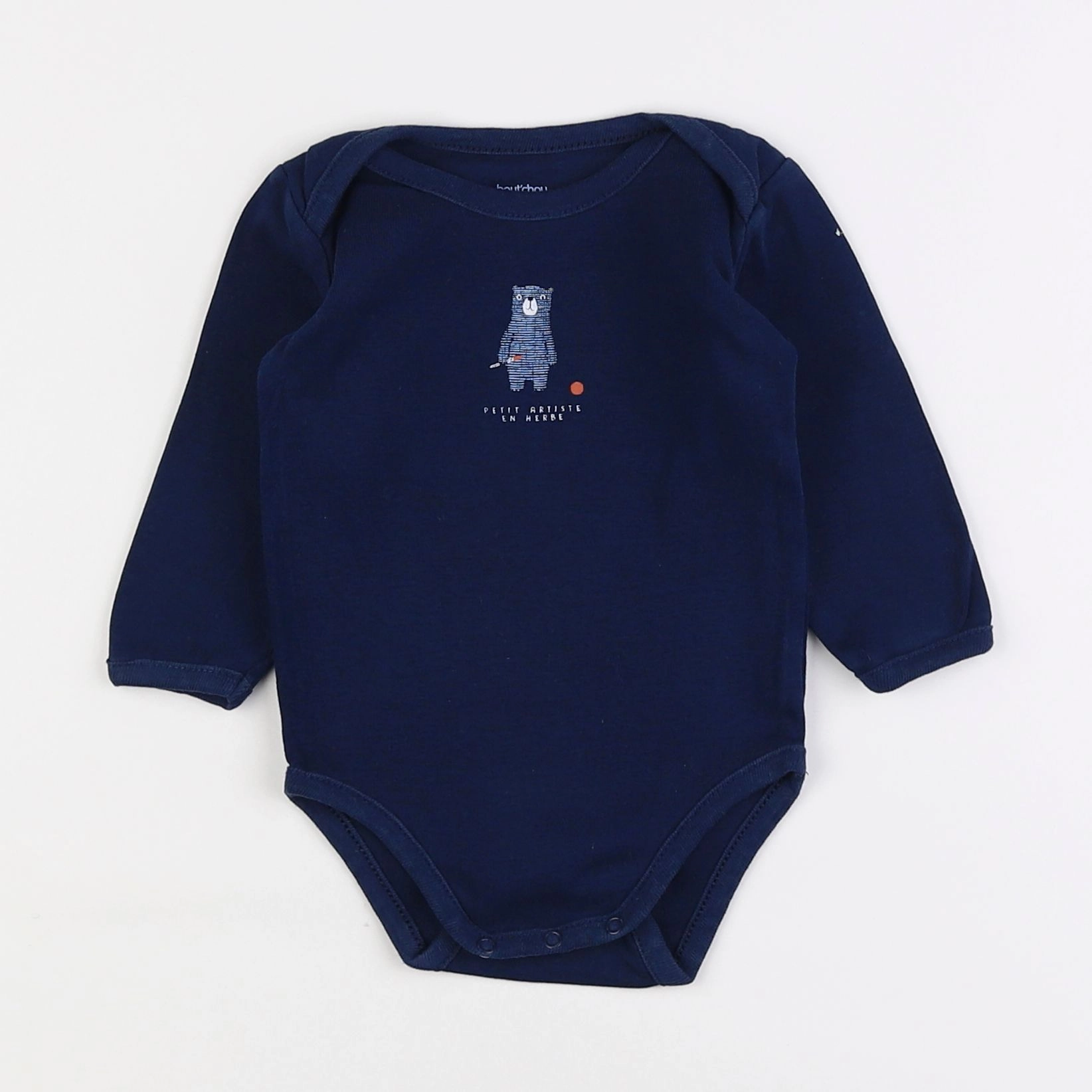 Boutchou - body bleu - 12 mois