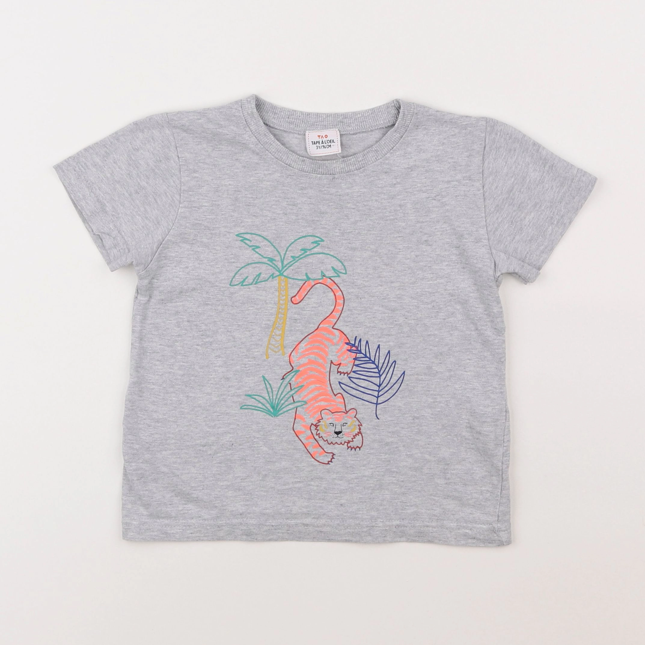 Tape à l'oeil - tee-shirt gris - 3 ans