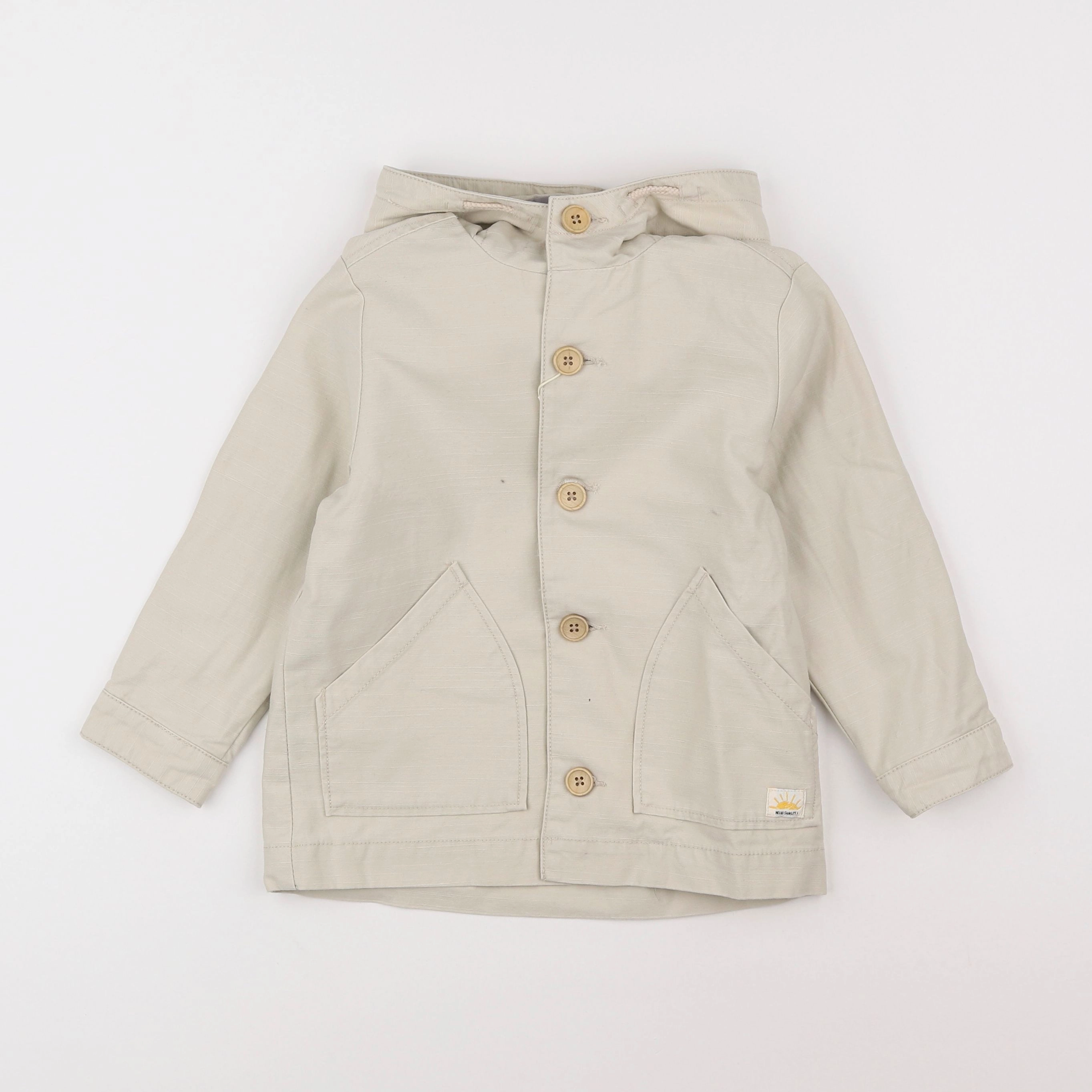 Zara - veste beige - 2/3 ans