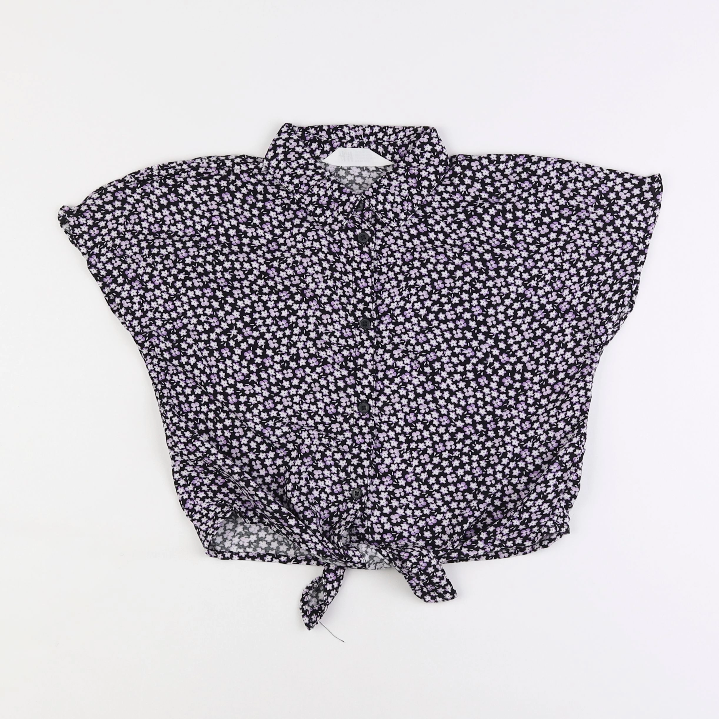 H&M - blouse violet - 10/11 ans