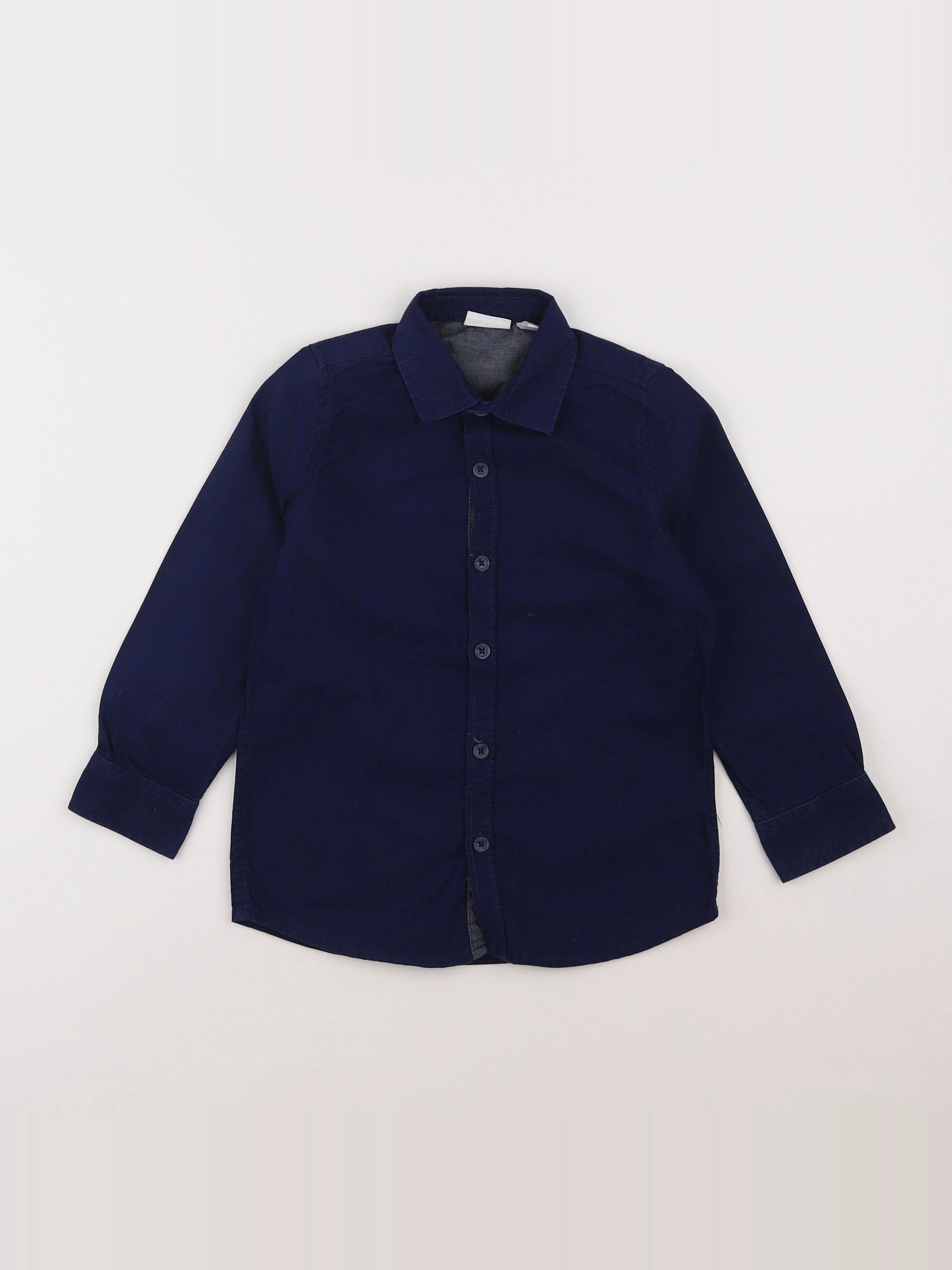 Vertbaudet - chemise bleu - 6 ans
