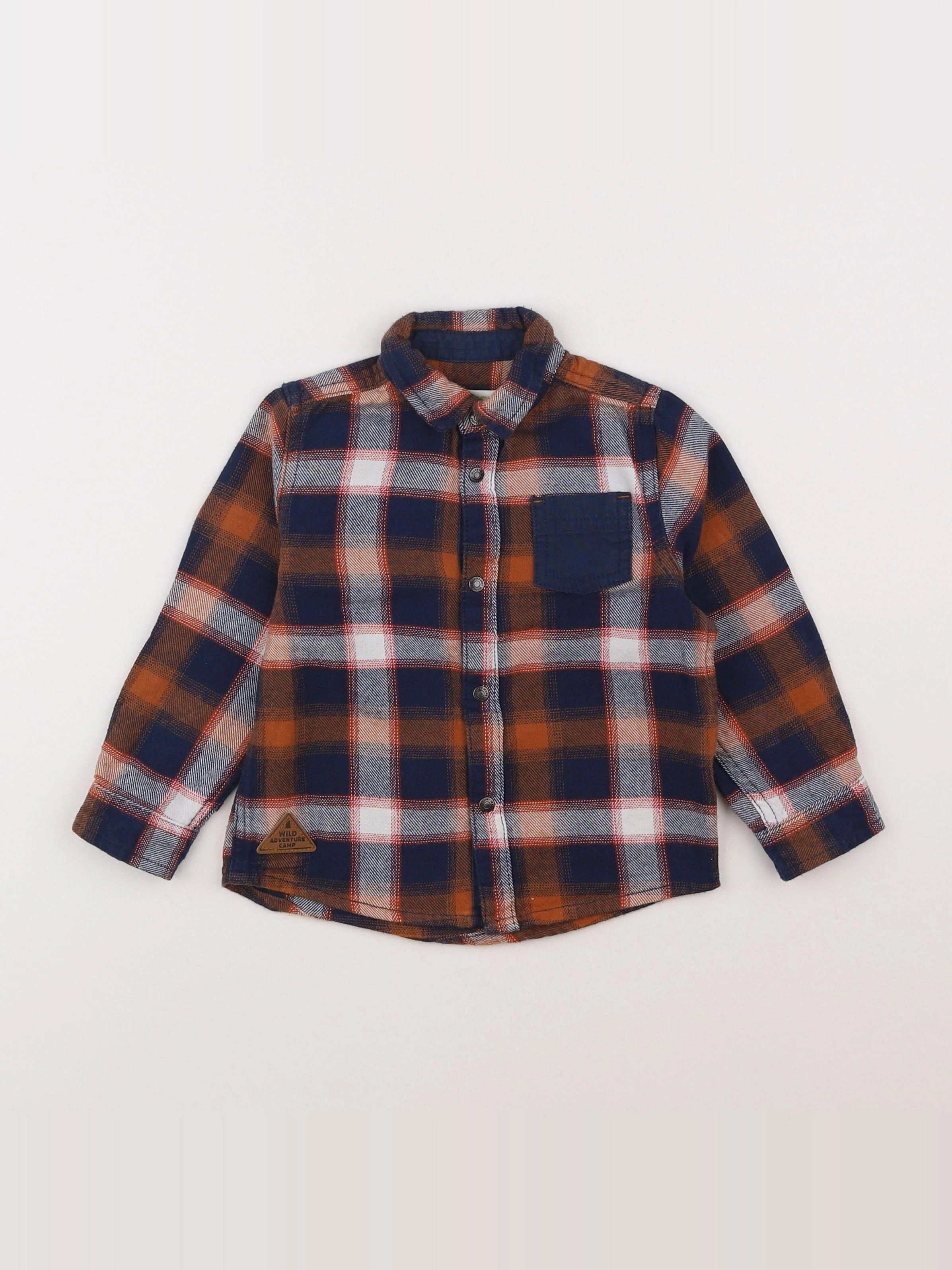 Vertbaudet - chemise bleu - 3 ans