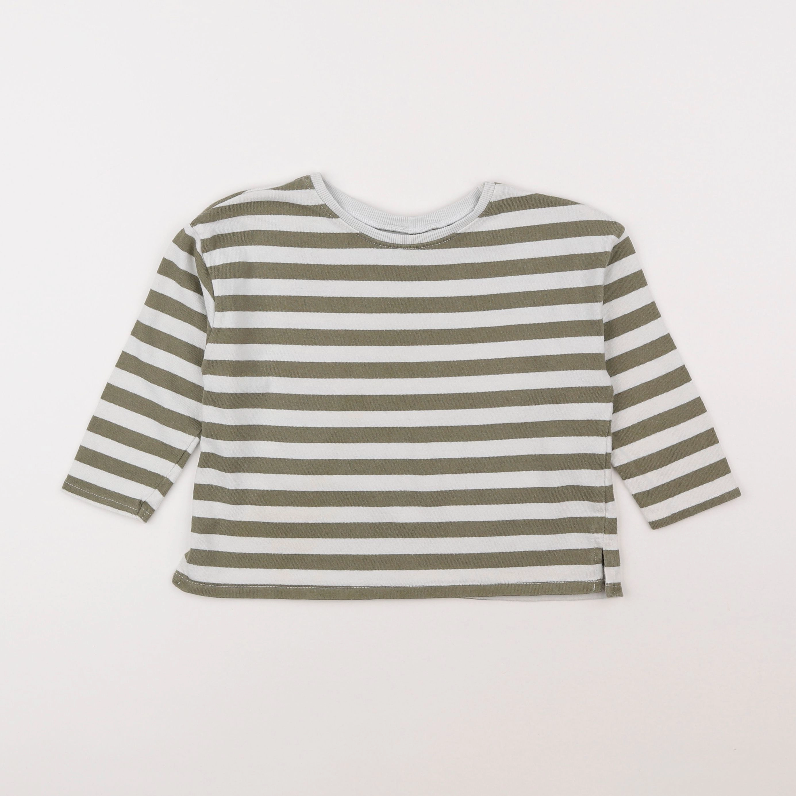 Zara - sweat blanc - 3/4 ans