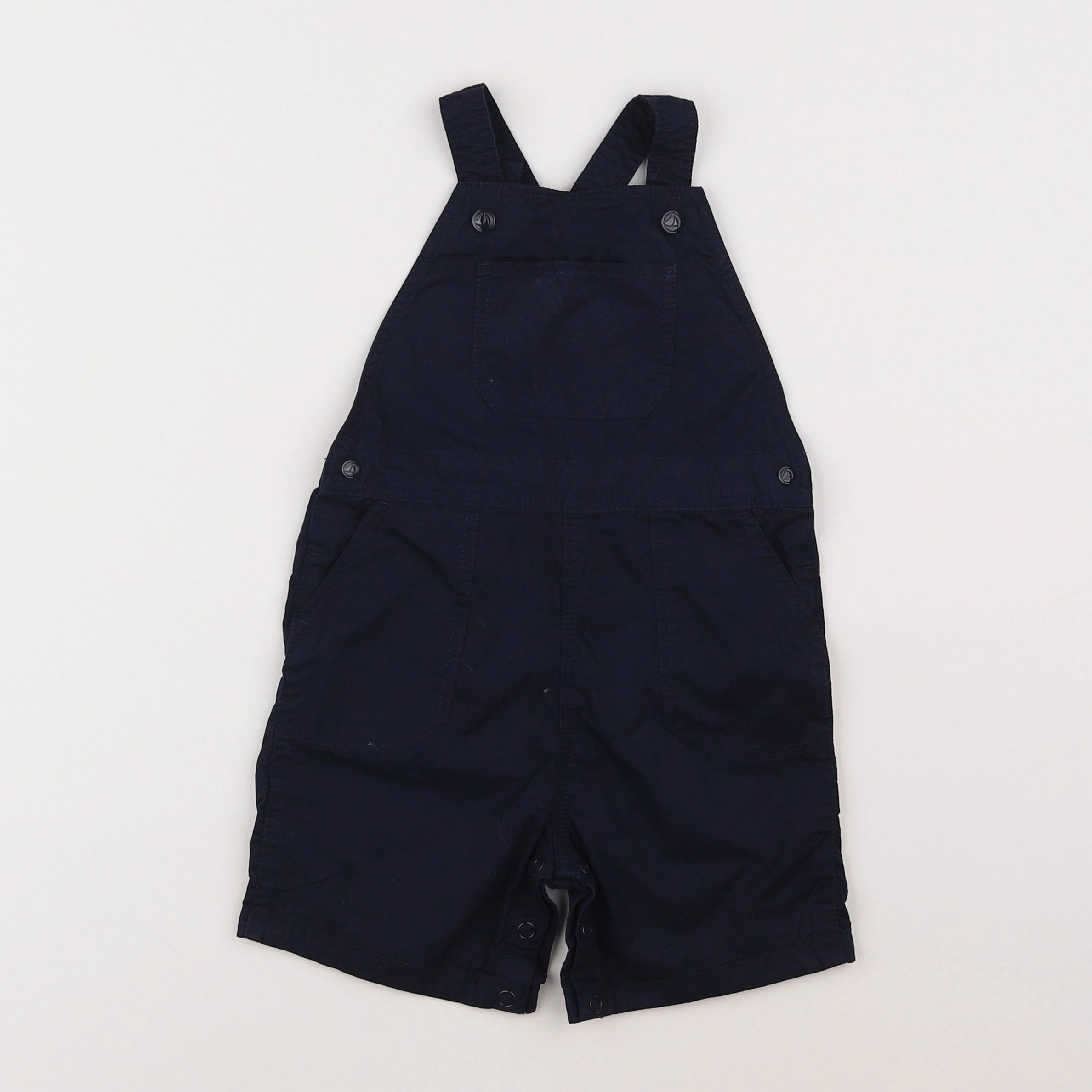 Petit Bateau - salopette bleu - 2 ans