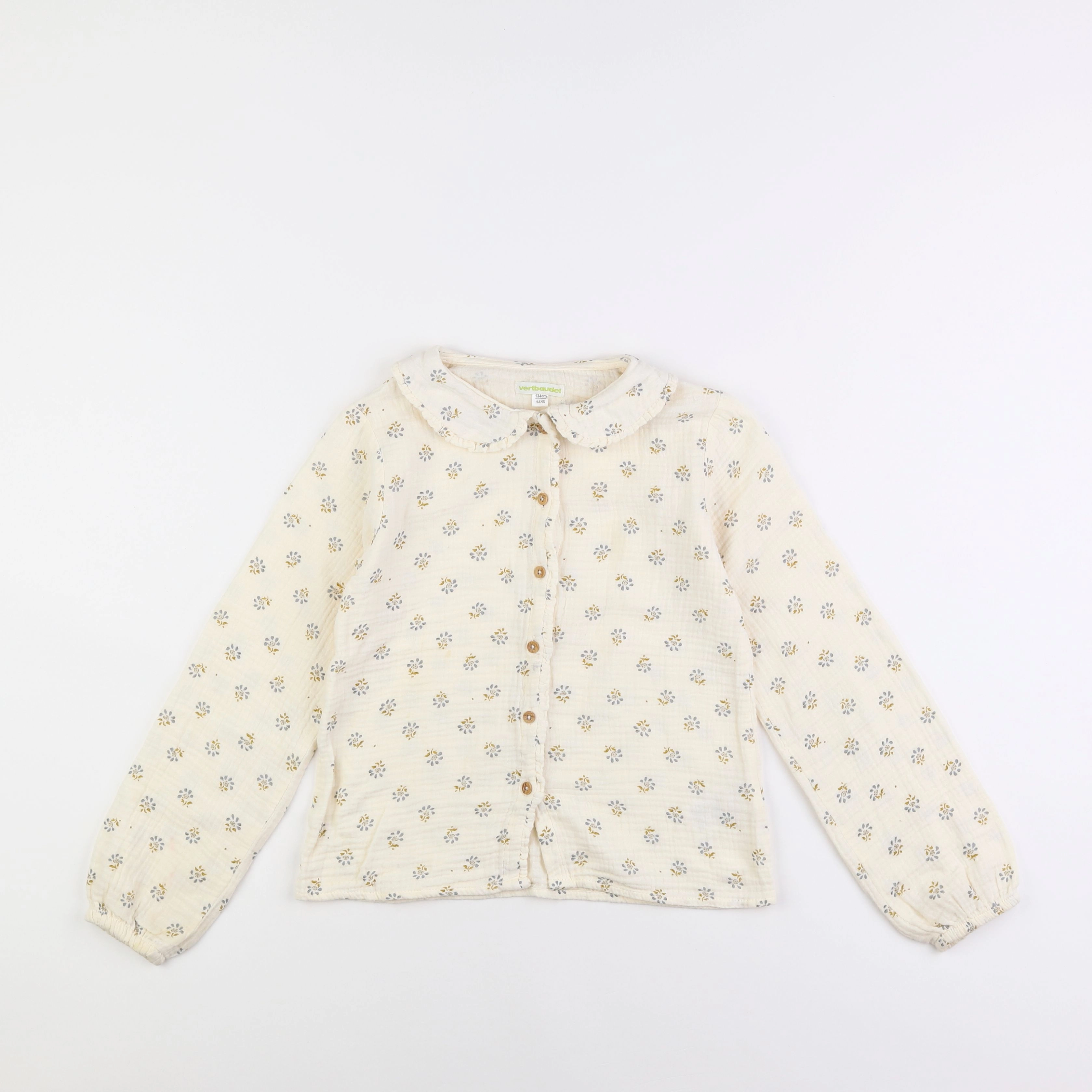 Vertbaudet - blouse beige - 9 ans