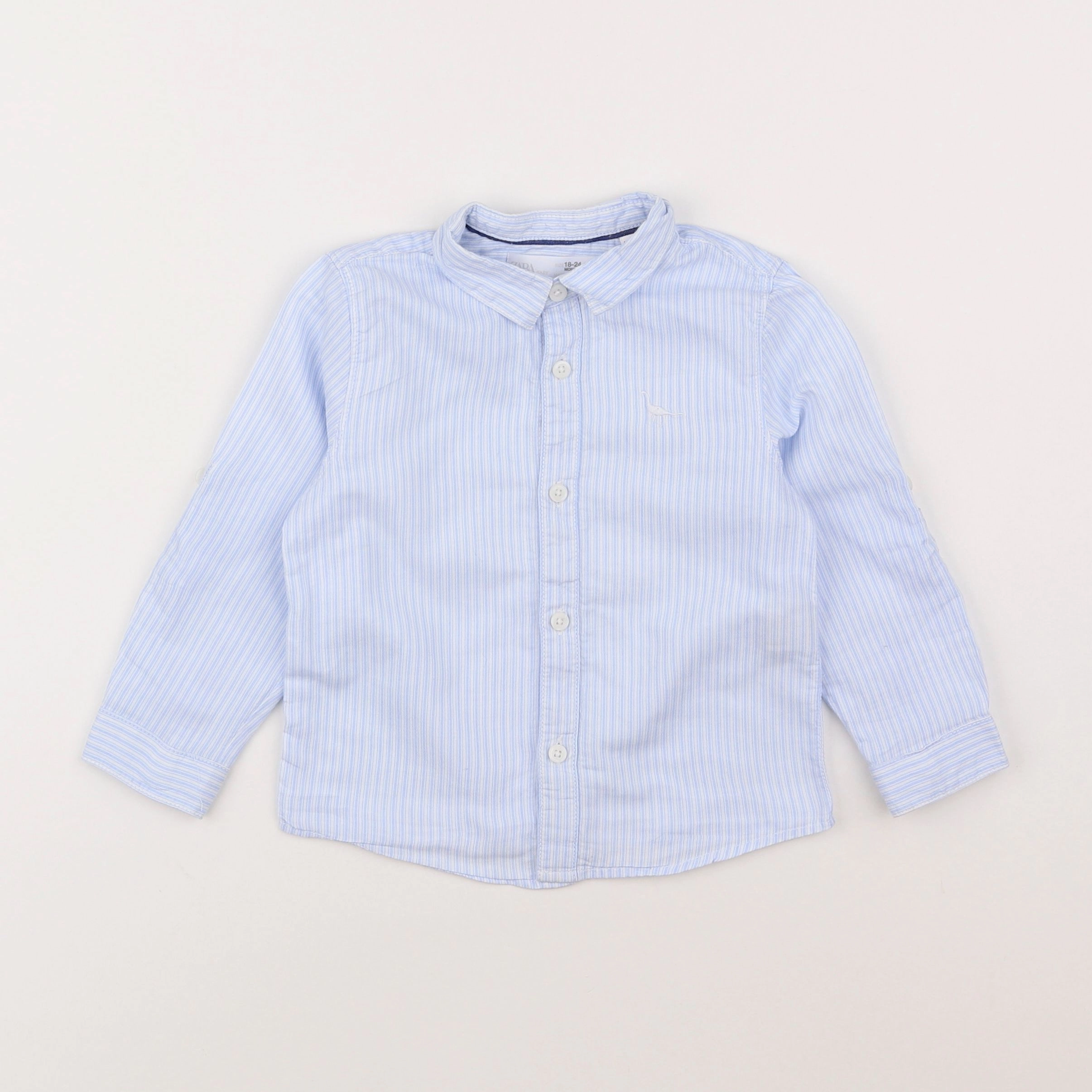 Zara - chemise bleu - 18 mois à 2 ans