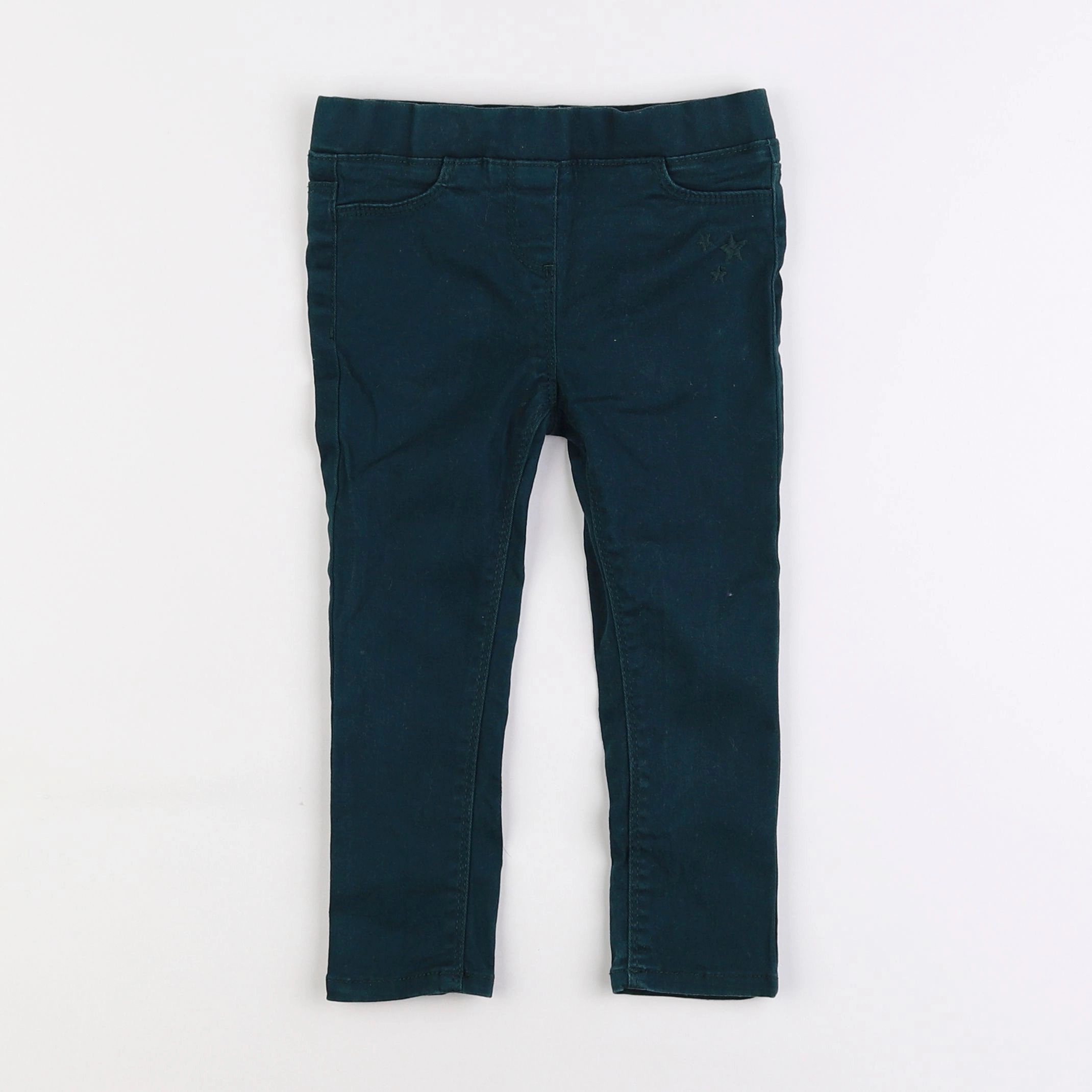 Vertbaudet - jegging vert - 3 ans