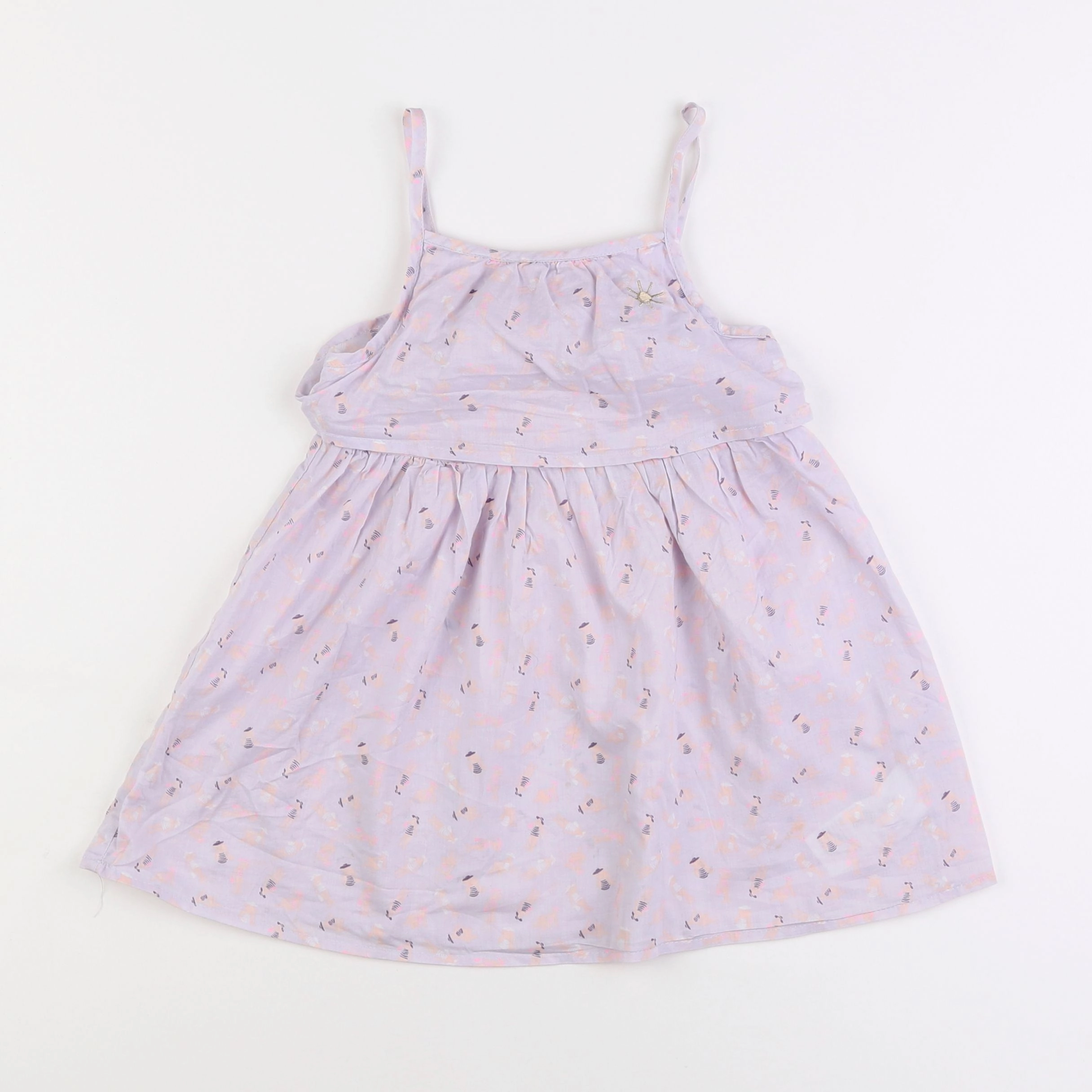 Vertbaudet - blouse violet - 5 ans